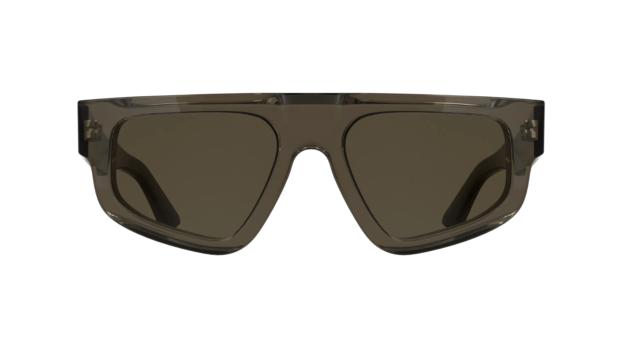 Calvin Klein CK25539S 200 Occhiali da sole Acetato Marrone Marrone Squadrata Normale - immagine 2