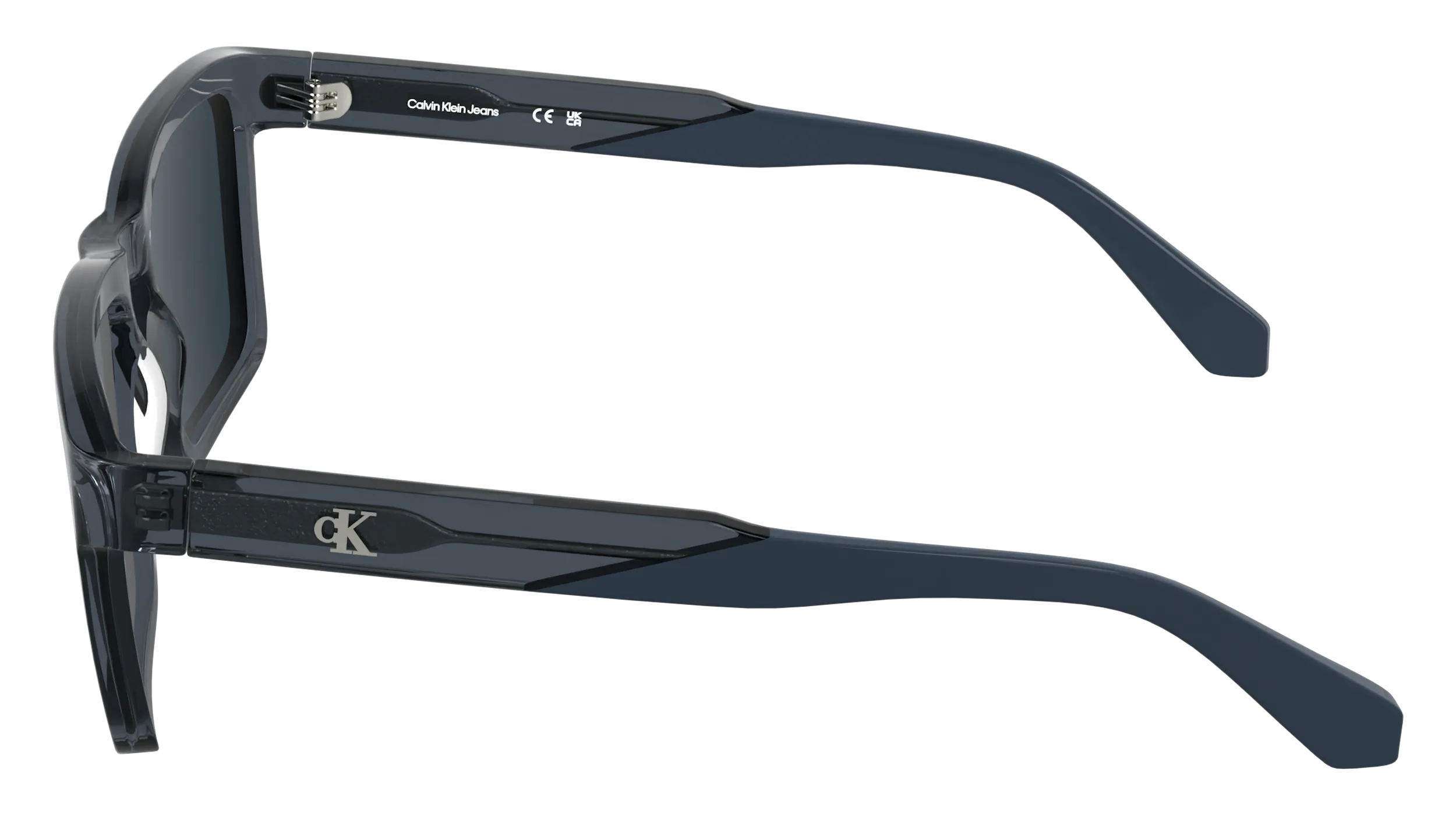 Calvin Klein CKJ25617S 400 Occhiali da sole Acetato Blu Blu Squadrata Normale - immagine 3