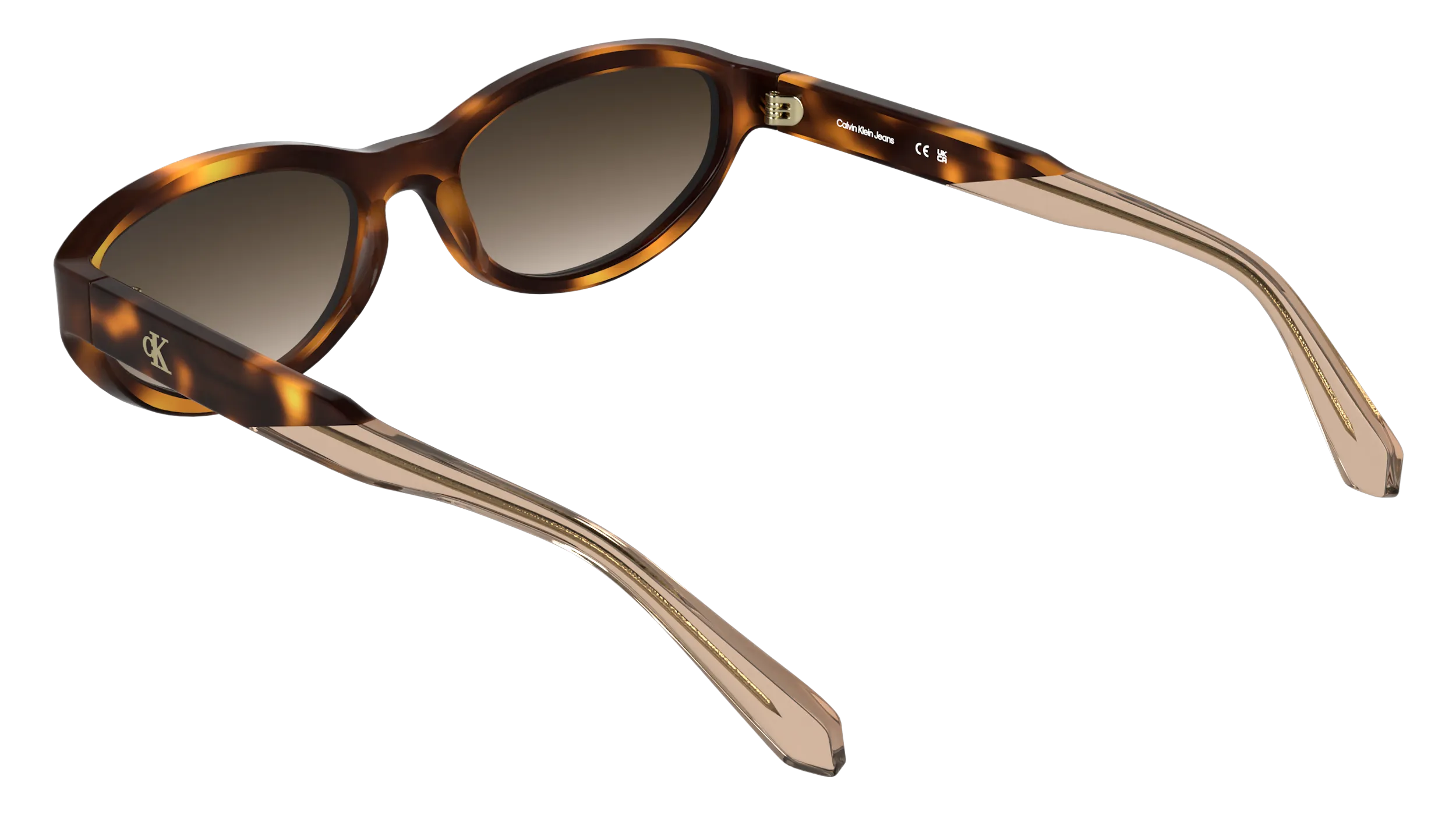 Calvin Klein CKJ25618S 235 Occhiali da sole Acetato Havana Cat Eye Normale Sfumato - immagine 4