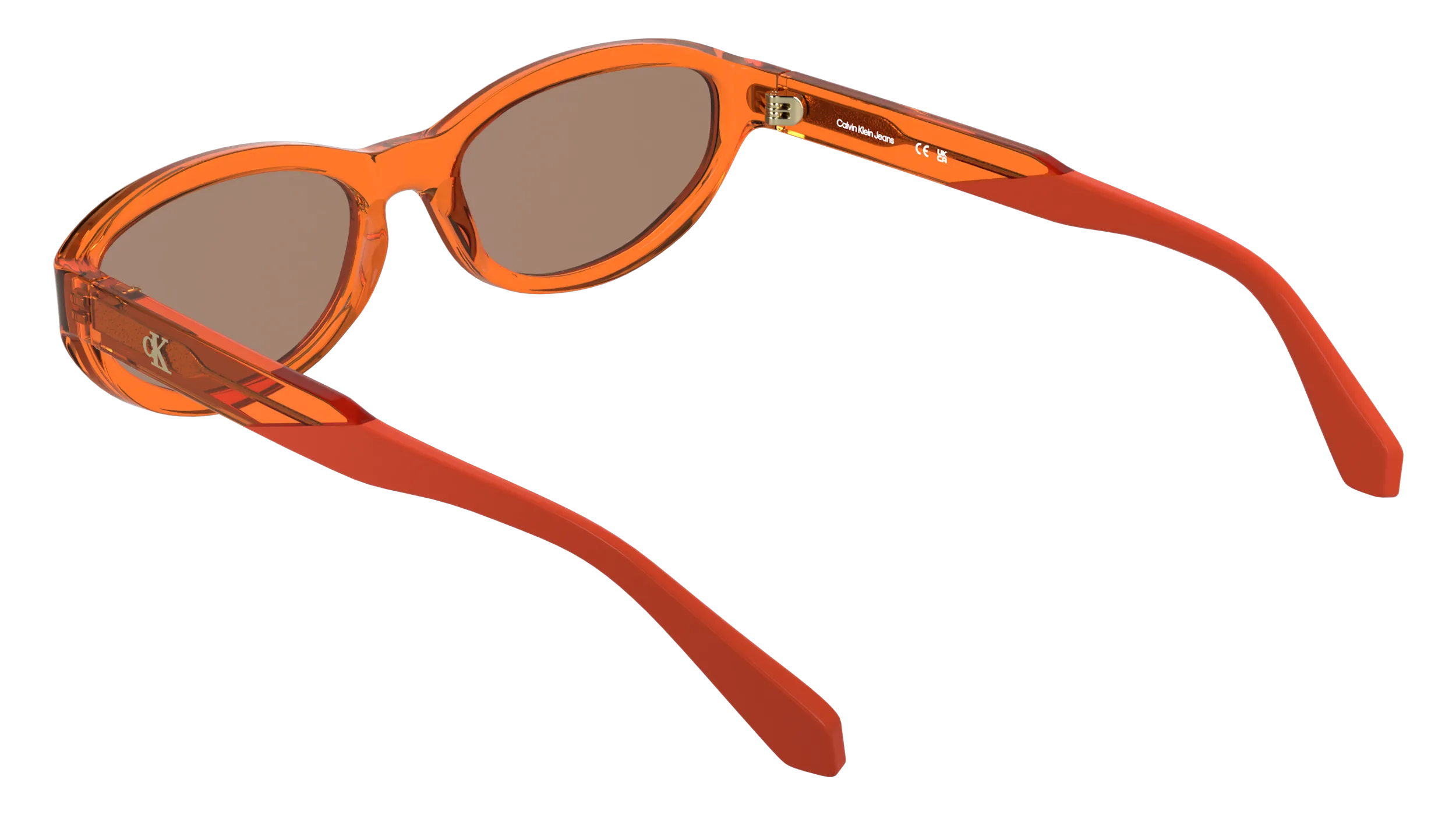 Calvin Klein CKJ25618S 800 Occhiali da sole Acetato Marrone Cat Eye Normale - immagine 4