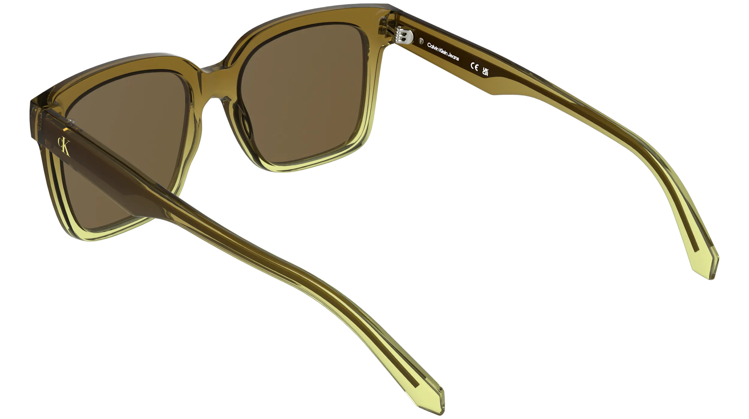 Calvin Klein CKJ25624S 210 Occhiali da sole Bio-iniettato Marrone Squadrata Normale - immagine 4