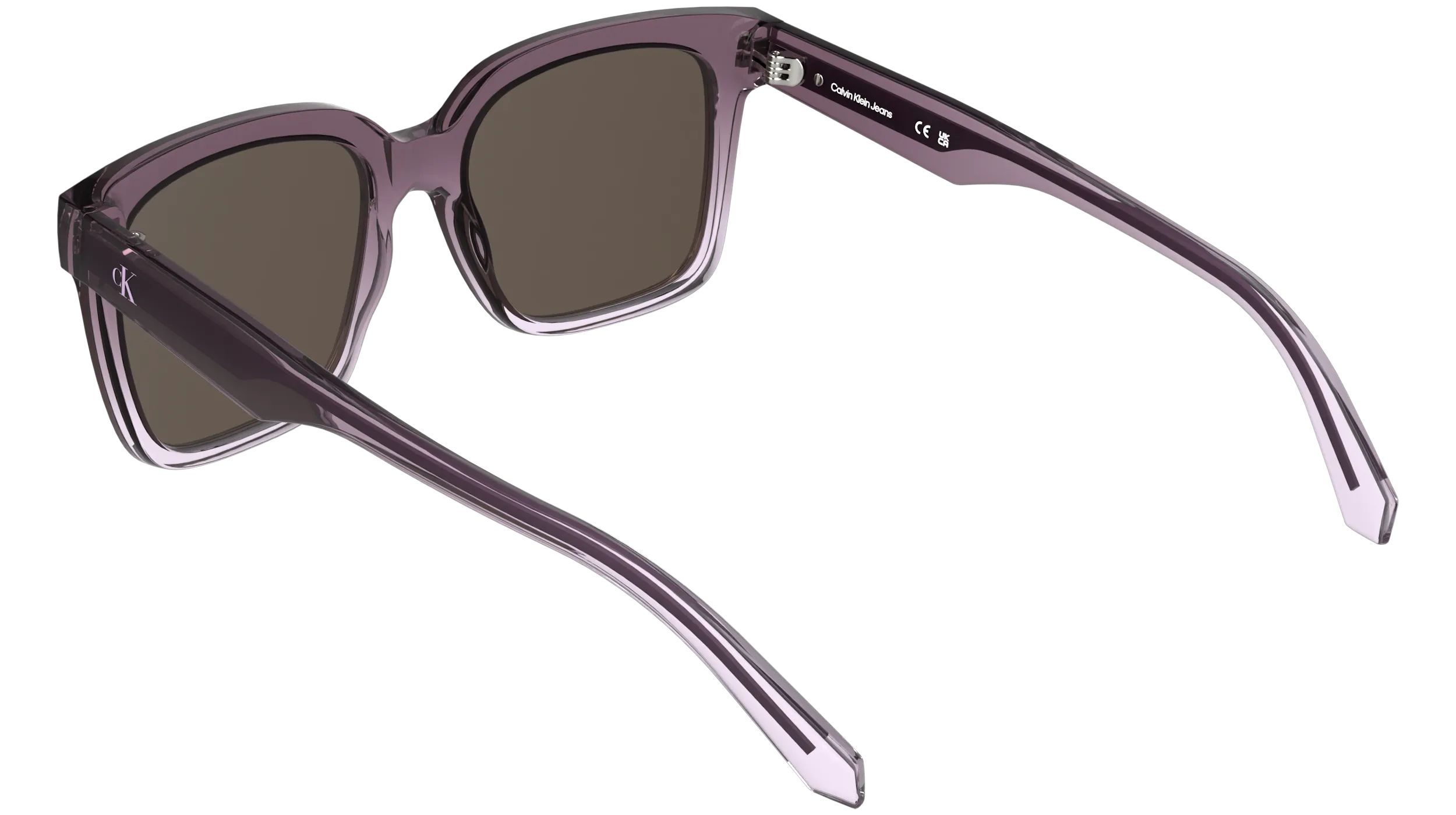 Calvin Klein CKJ25624S 665 Occhiali da sole Bio-iniettato Marrone Squadrata Normale - immagine 4
