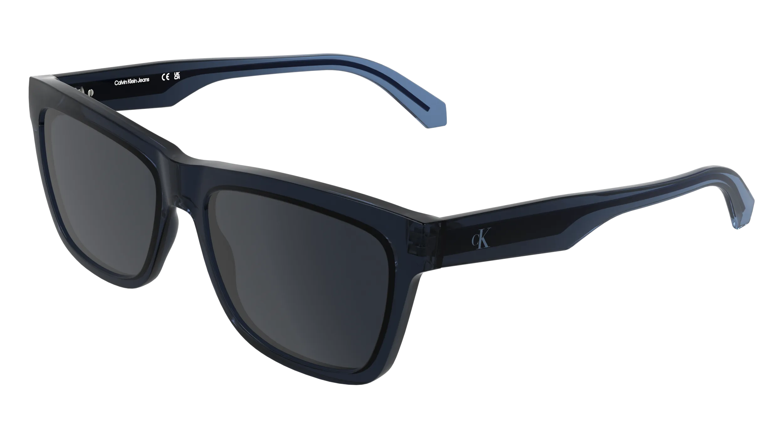 Calvin Klein CKJ25623S 400 Occhiali da sole Bio-iniettato Blu Blu Squadrata Normale - immagine 1