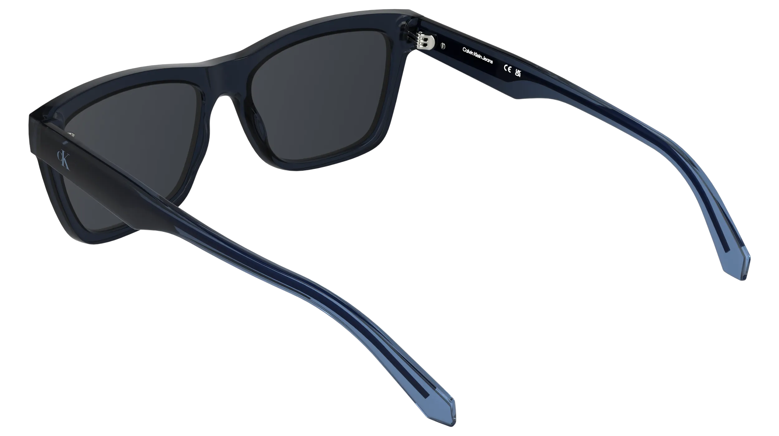 Calvin Klein CKJ25623S 400 Occhiali da sole Bio-iniettato Blu Blu Squadrata Normale - immagine 4