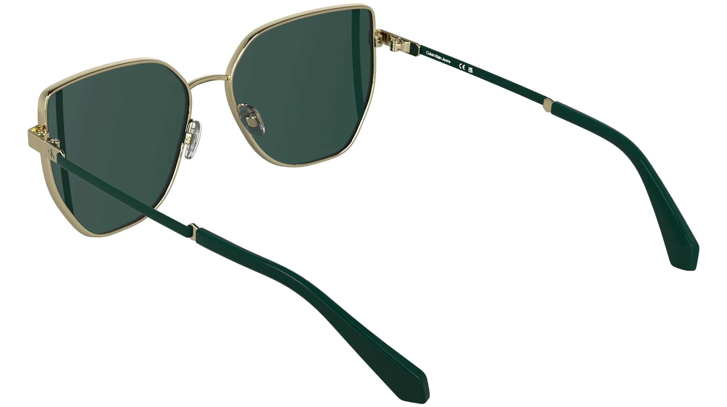Calvin Klein CKJ25209S 717 Occhiali da sole Metallo Oro Farfalla Normale - immagine 4