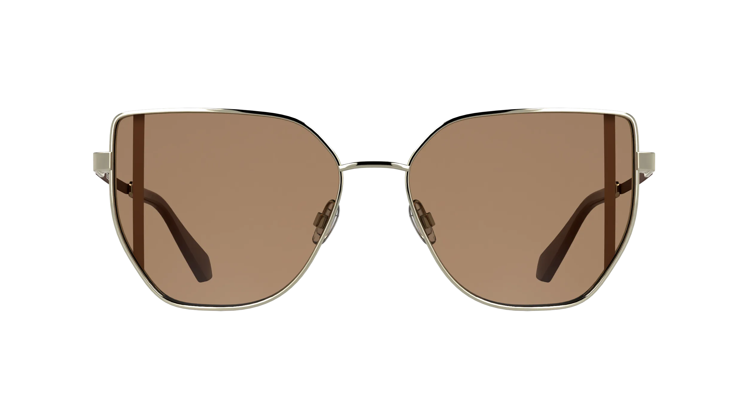 Calvin Klein CKJ25209S 718 Occhiali da sole Metallo Oro Arancione Farfalla Normale - immagine 2