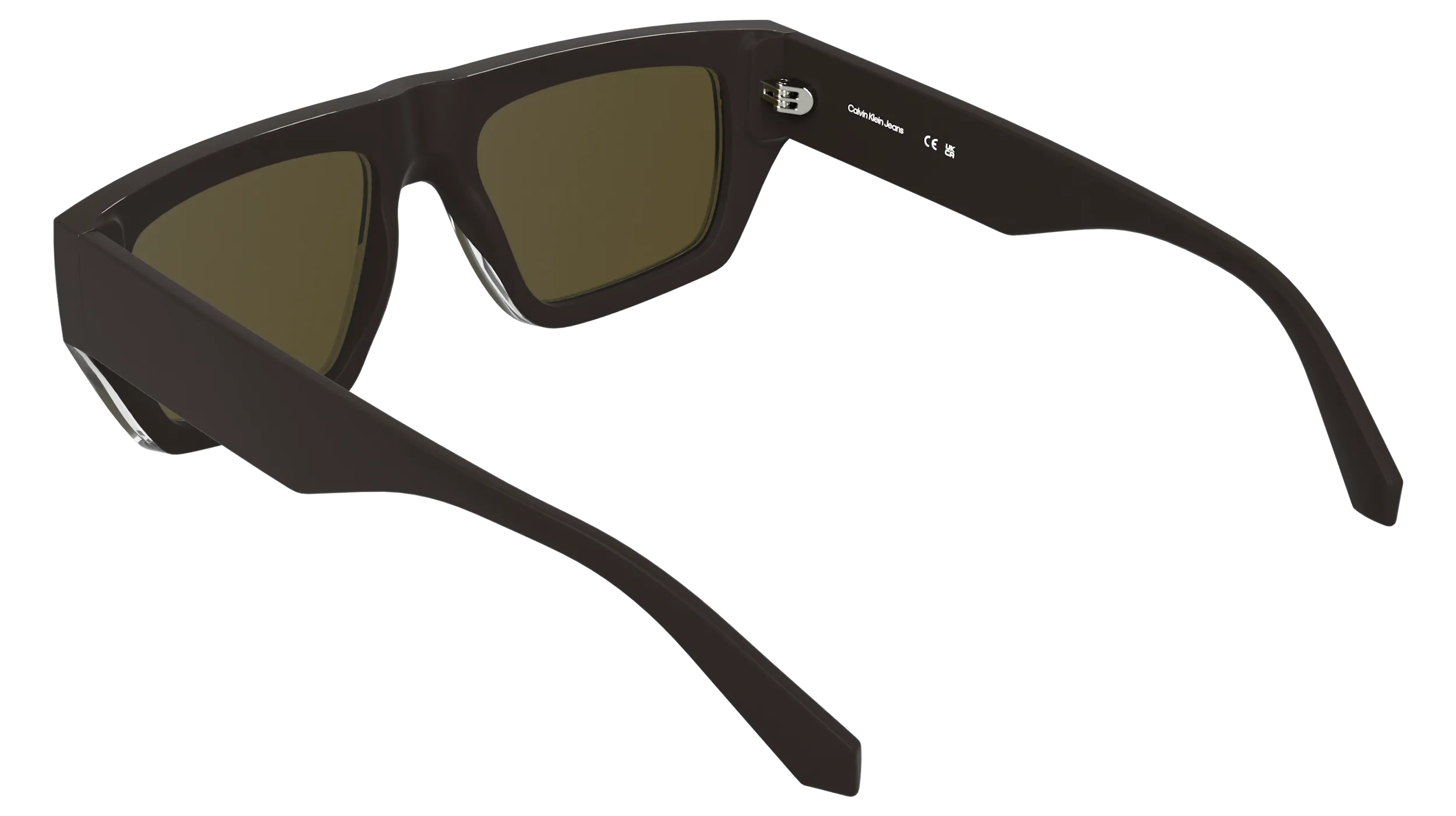 Calvin Klein CKJ25619S 210 Occhiali da sole Bio-iniettato Marrone Marrone Squadrata Normale - immagine 4