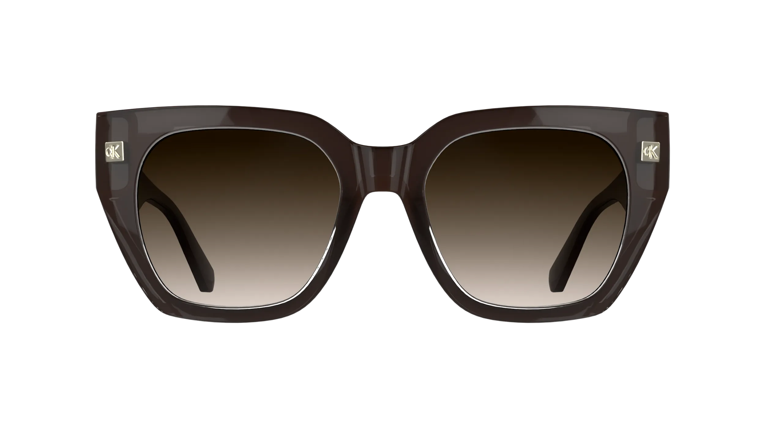 Calvin Klein CKJ25620S 210 Occhiali da sole Bio-iniettato Marrone Farfalla Normale Sfumato - immagine 2