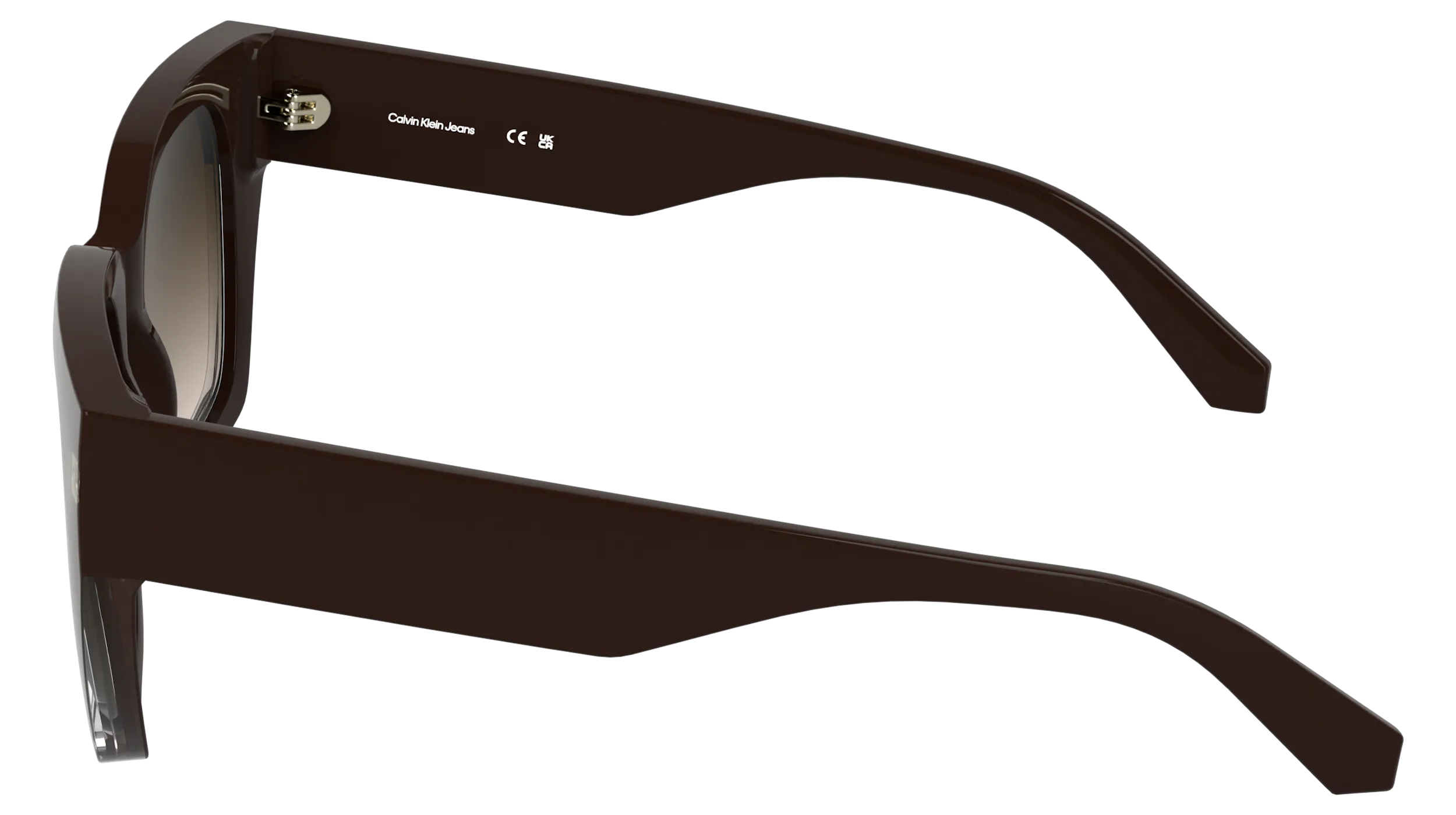 Calvin Klein CKJ25620S 210 Occhiali da sole Bio-iniettato Marrone Farfalla Normale Sfumato - immagine 3