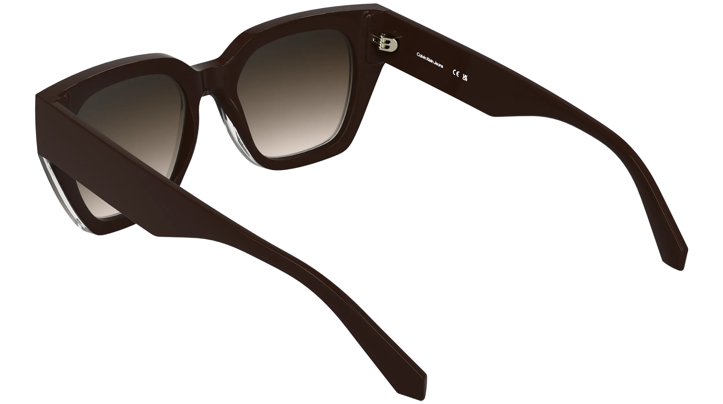 Calvin Klein CKJ25620S 210 Occhiali da sole Bio-iniettato Marrone Farfalla Normale Sfumato - immagine 4