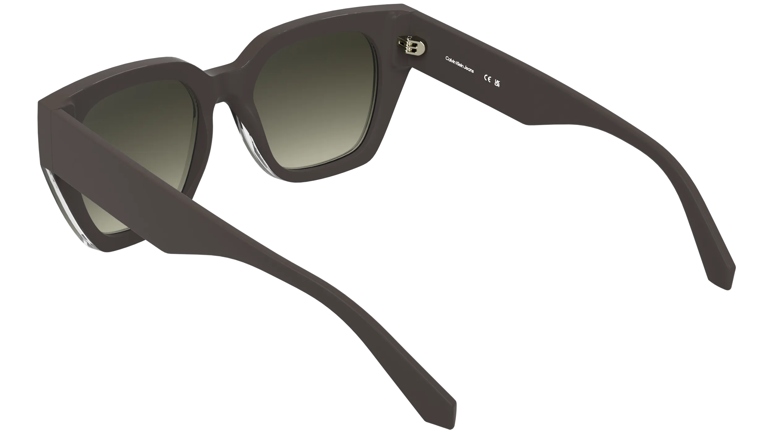 Calvin Klein CKJ25620S 260 Occhiali da sole Bio-iniettato Grigio Marrone Farfalla Normale - immagine 4