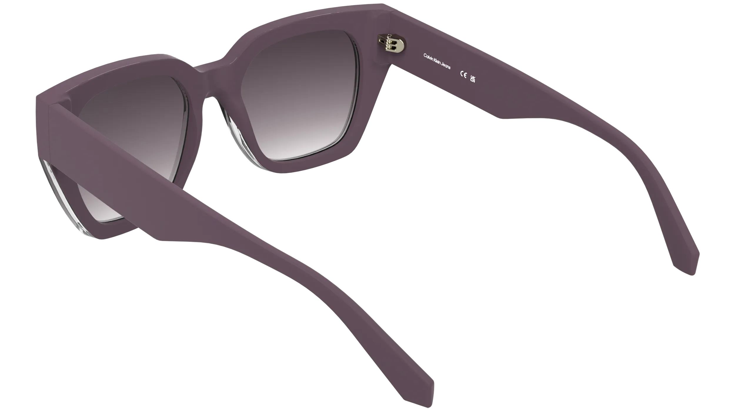 Calvin Klein CKJ25620S 664 Occhiali da sole Bio-iniettato Viola Viola Farfalla Normale - immagine 4