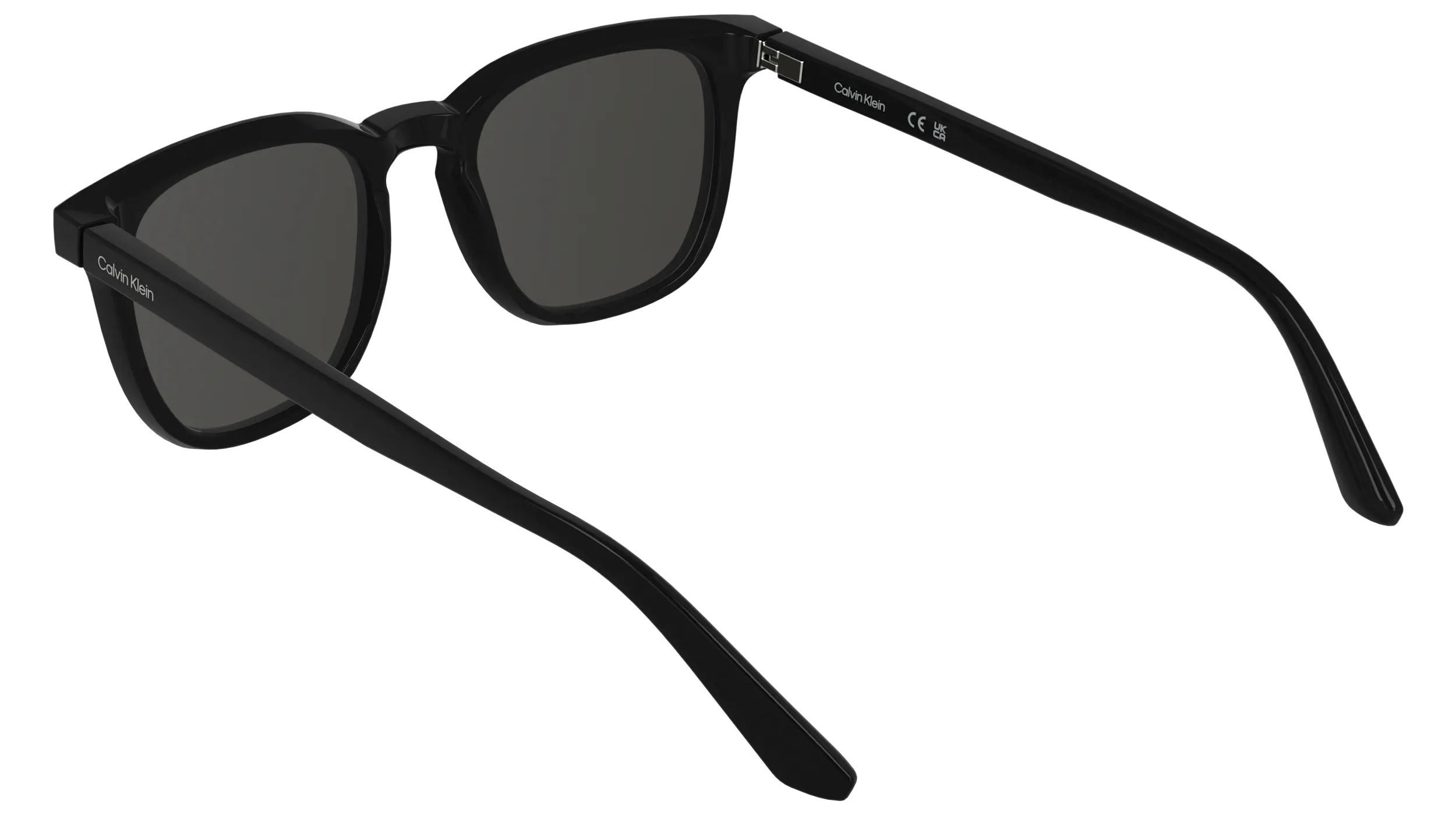 Calvin Klein CK25536S 001 Occhiali da sole Bio-iniettato Nero Grigio Normale - immagine 4