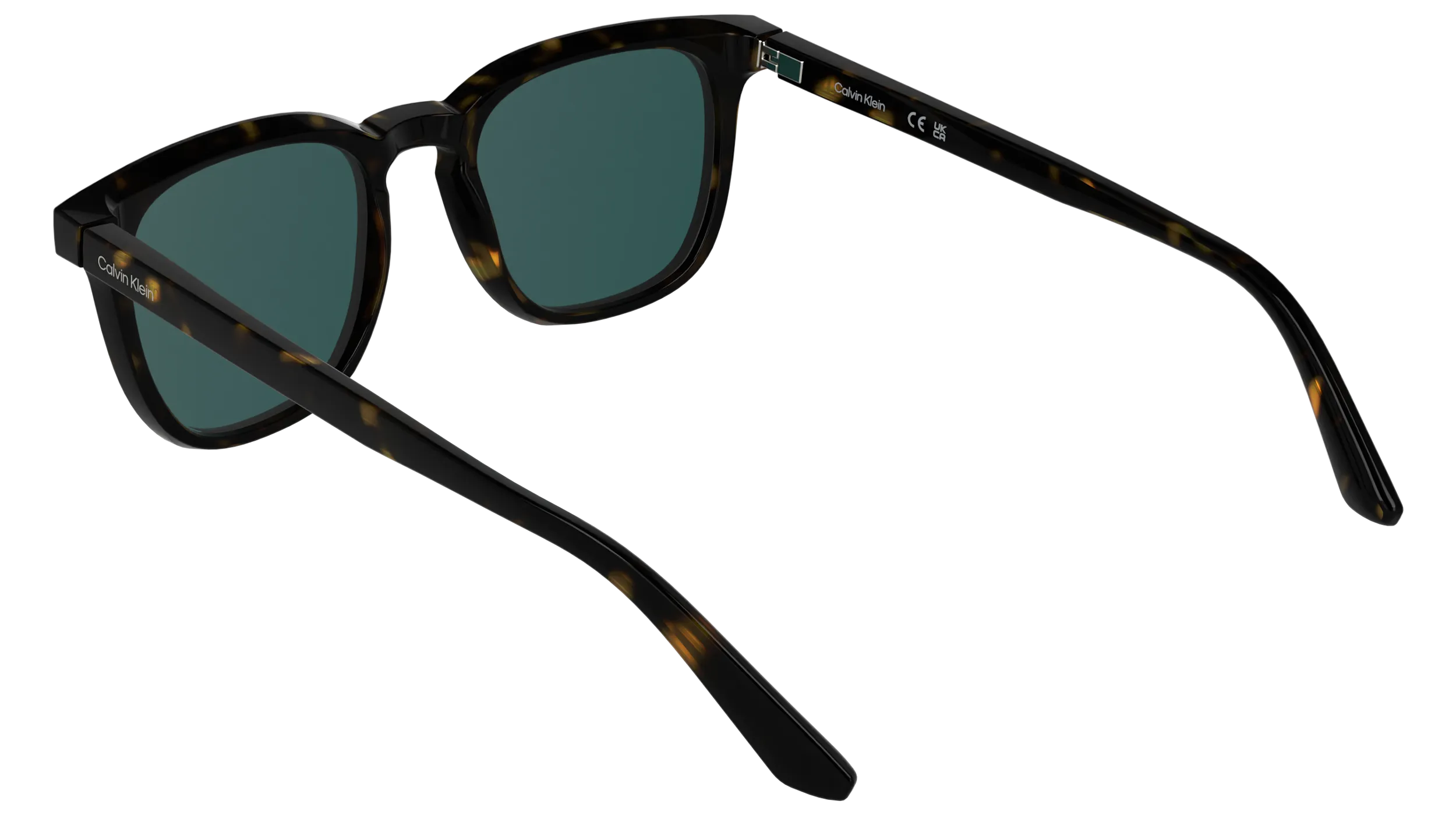 Calvin Klein CK25536S 235 Occhiali da sole Bio-iniettato Havana Blu Normale - immagine 4