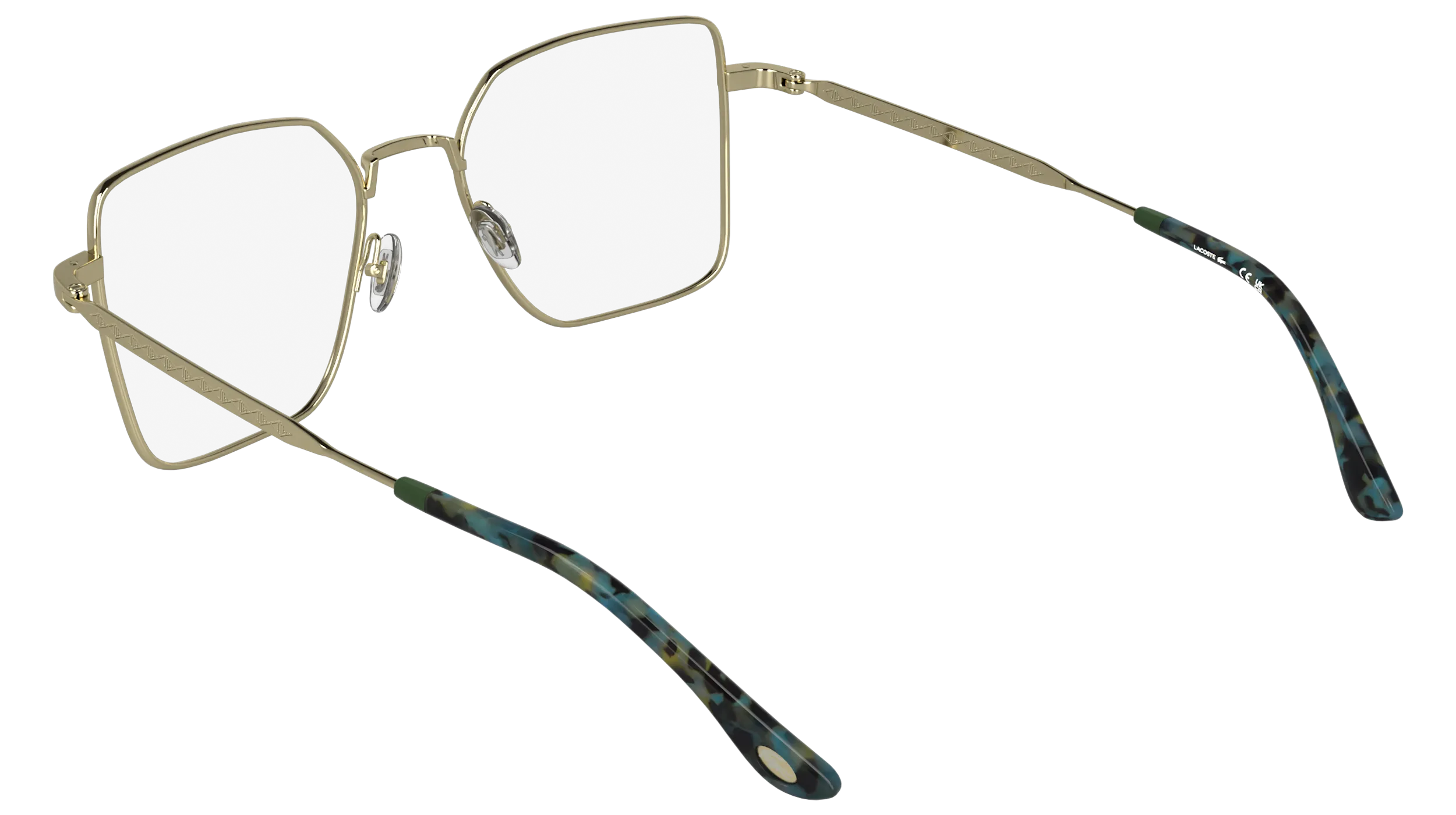 Lacoste L2316 714 Montature da vista Metallo Oro Squadrata Normale - immagine 4