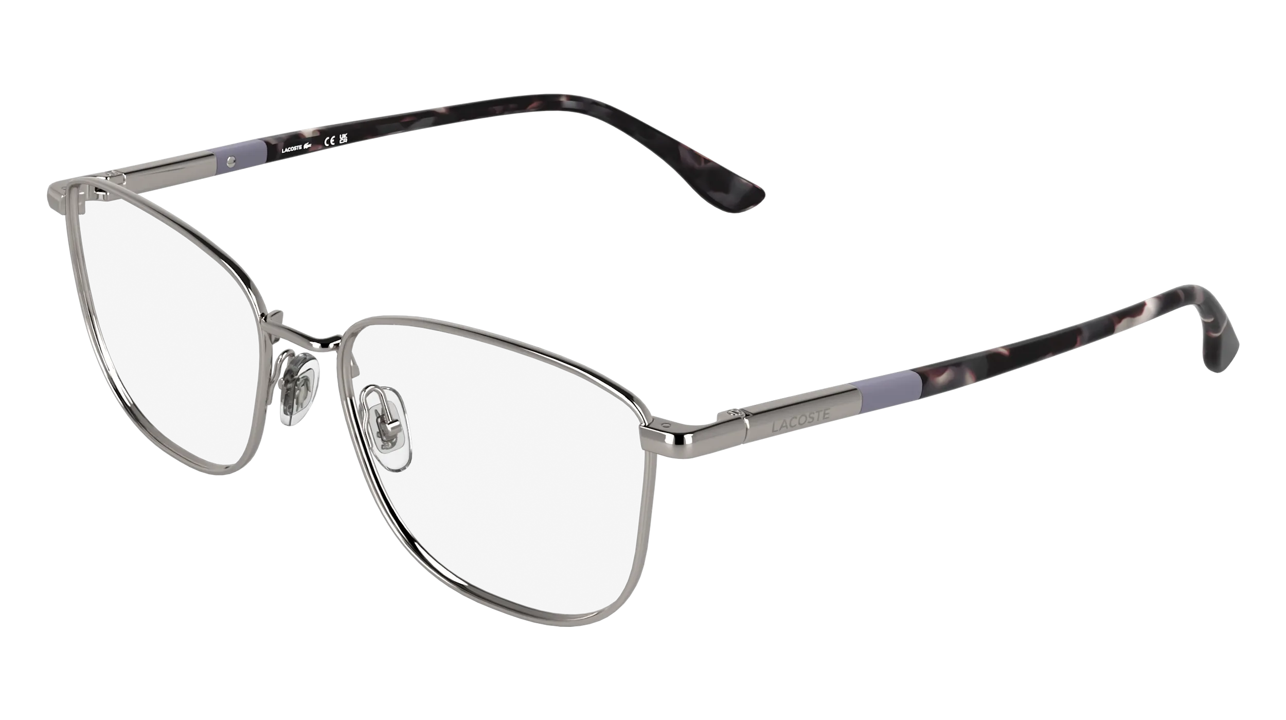 Lacoste L2317 033 Montature da vista Metallo Canna di fucile Rotonda Normale - immagine 1