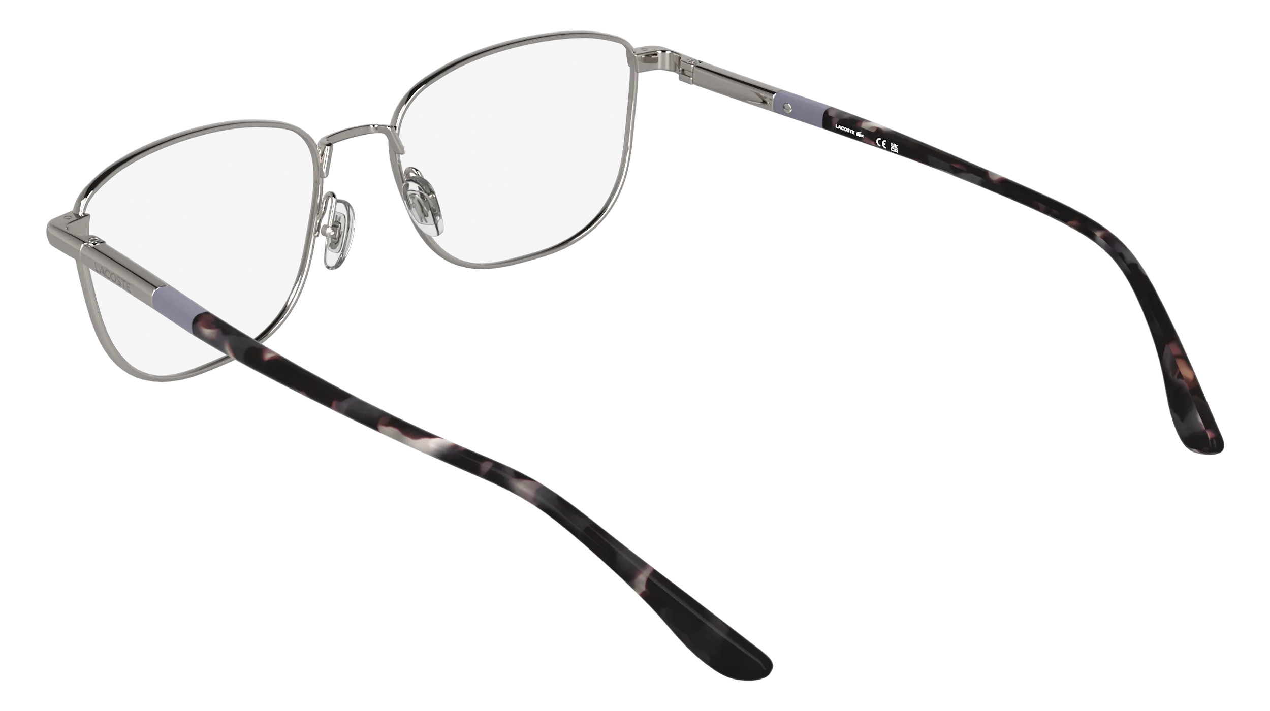 Lacoste L2317 033 Montature da vista Metallo Canna di fucile Rotonda Normale - immagine 4