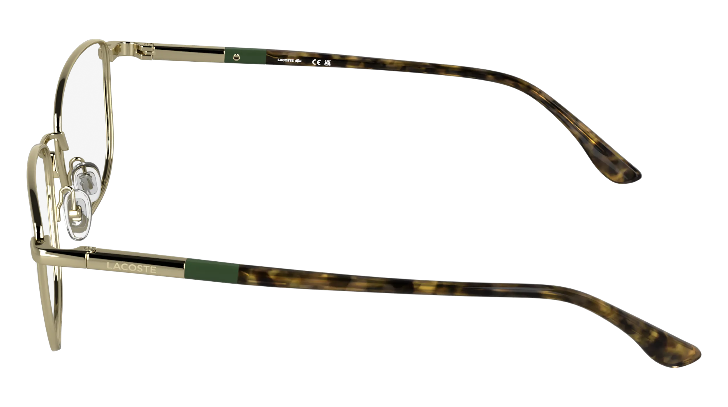 Lacoste L2317 710 Montature da vista Metallo Oro Rotonda Normale - immagine 3