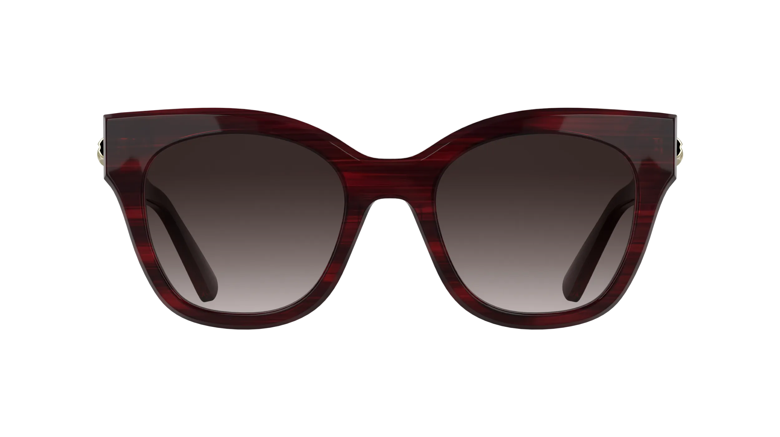 LONGCHAMP LO791S 614 Occhiali da sole Acetato Rosso Squadrata Normale Sfumato - immagine 2