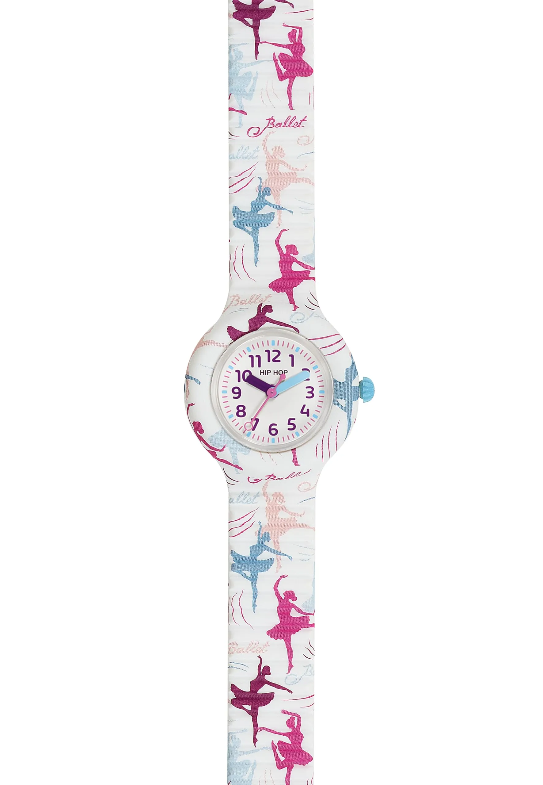 HIP HOP, Collezione Kids Fun, Orologio Bambina Dancer, con Cinturino in Silicone Intercambiabile, Pratica Chiusura, Cassa 28 mm, Movimento al Quarzo, Resistente all'Acqua Fino a 50 m, con Fantasie - immagine 2