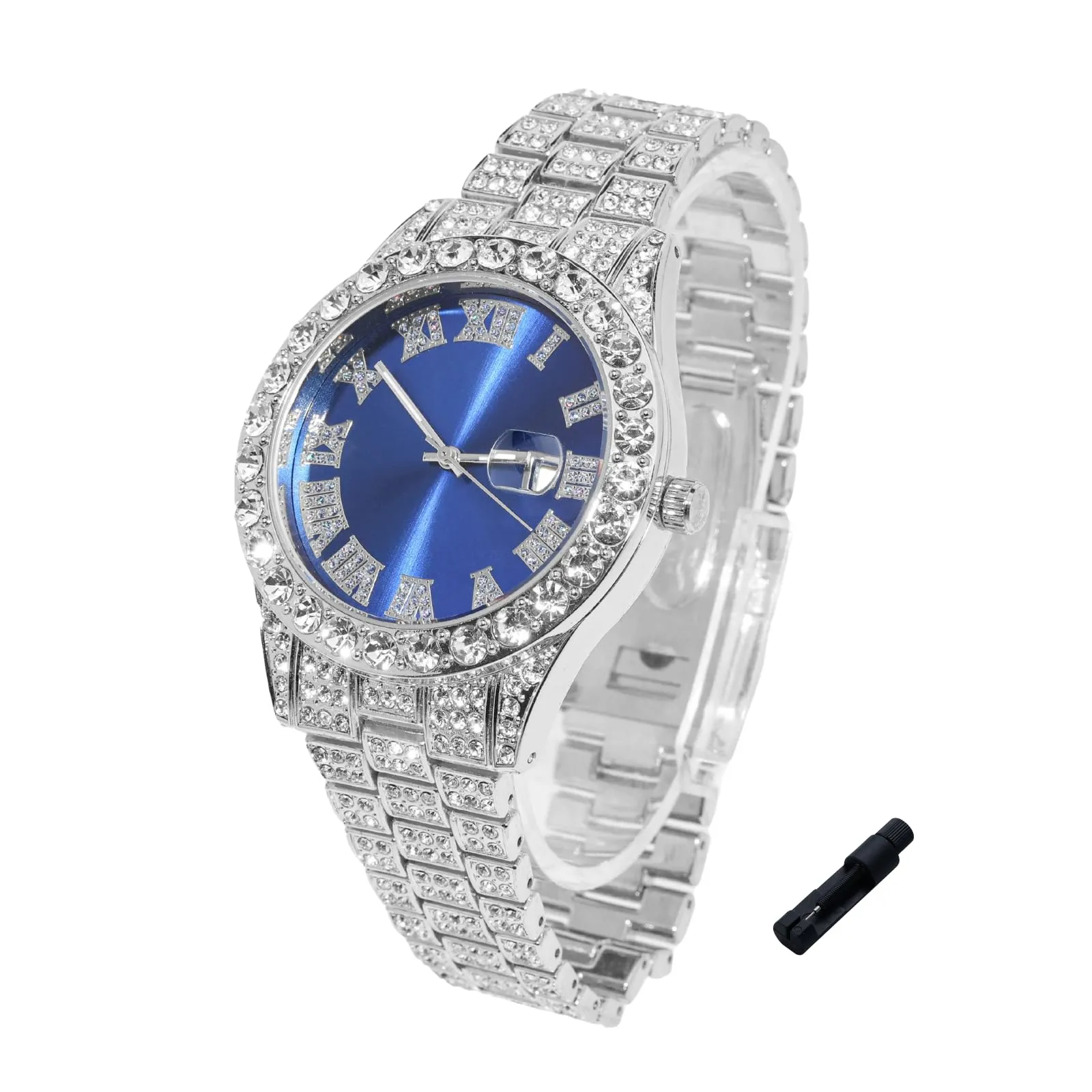 HALUKAKAH Orologio con Diamanti per Bambini - Placcato Platino - immagine 1