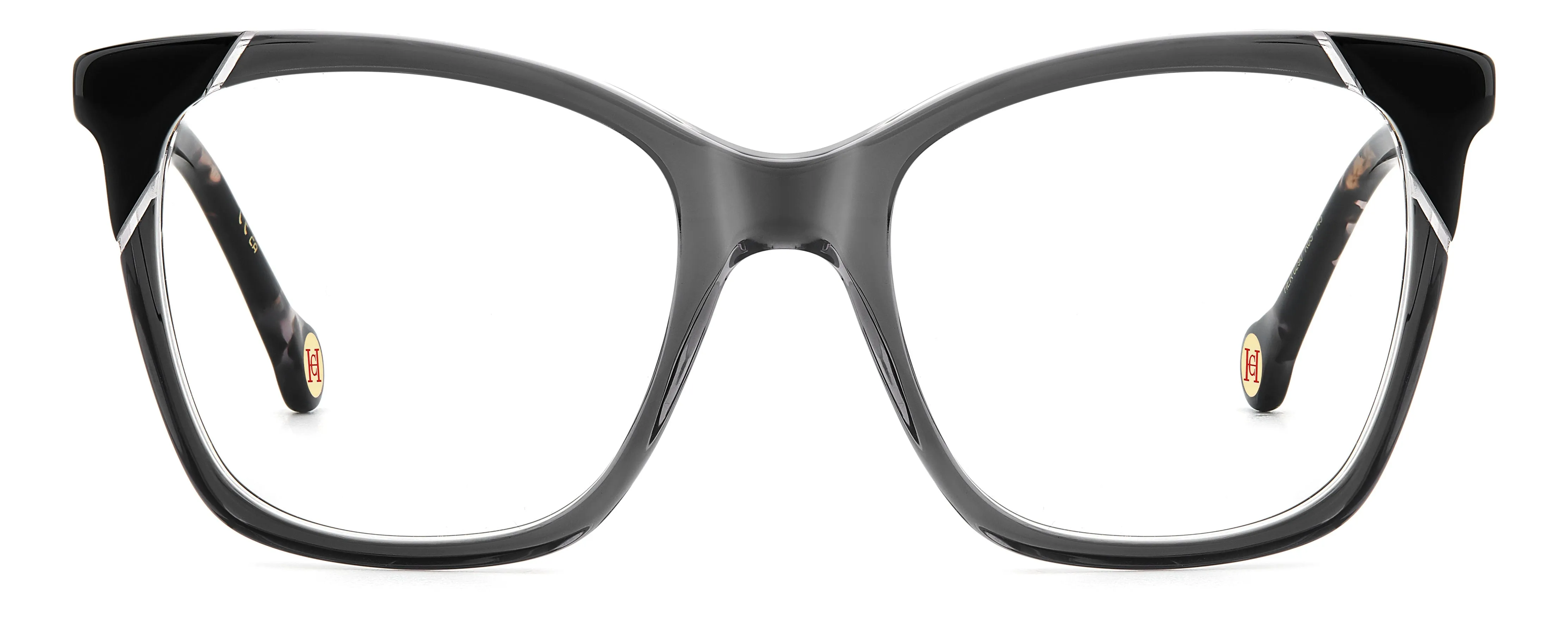 Carolina Herrera HER 0290 R6S Montature da vista Acetato Grigio Squadrata Normale - immagine 2
