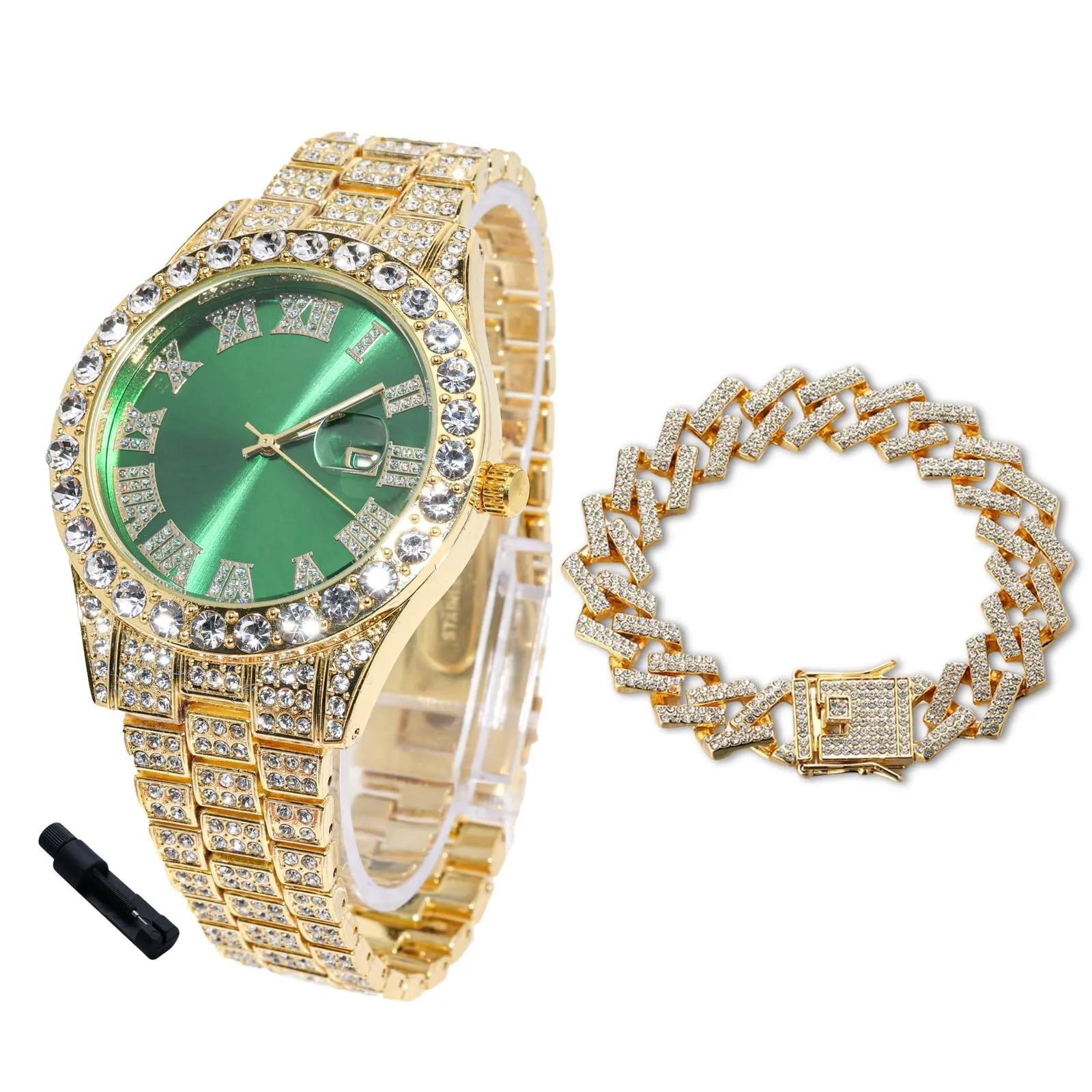 HALUKAKAH Orologio con Diamanti per Bambini - Placcato Oro 18 Carati - immagine 1