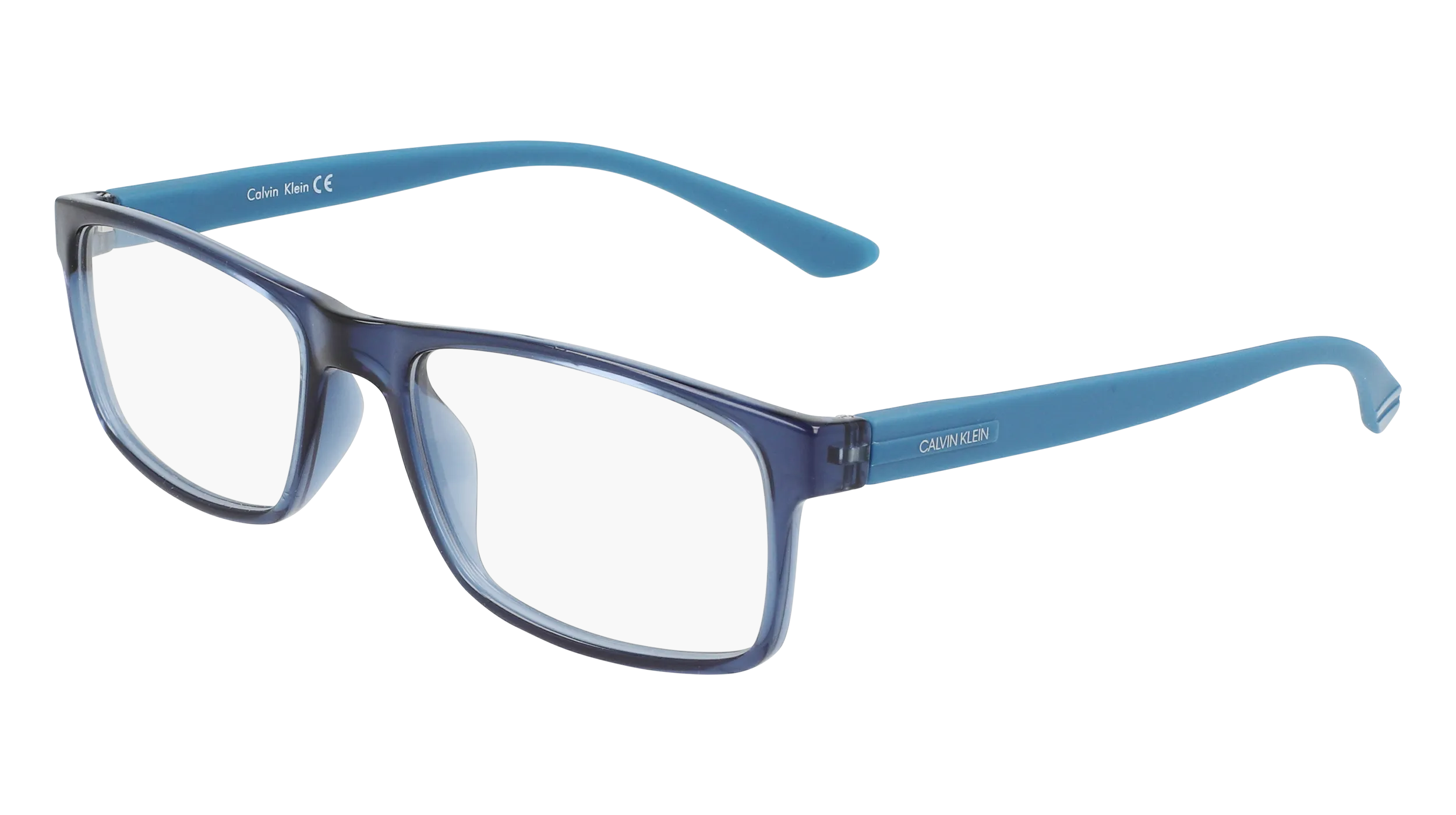 Calvin Klein CK19569N 430 Montature da vista Bio-iniettato Blu Squadrata Normale - immagine 1