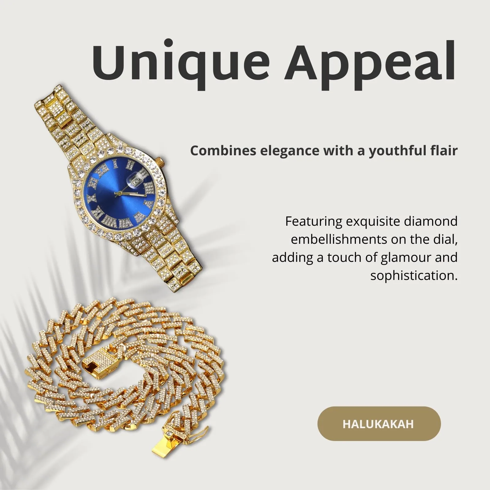 HALUKAKAH Orologio con Diamanti per Bambini - Placcato Oro 18 Carati - immagine 5