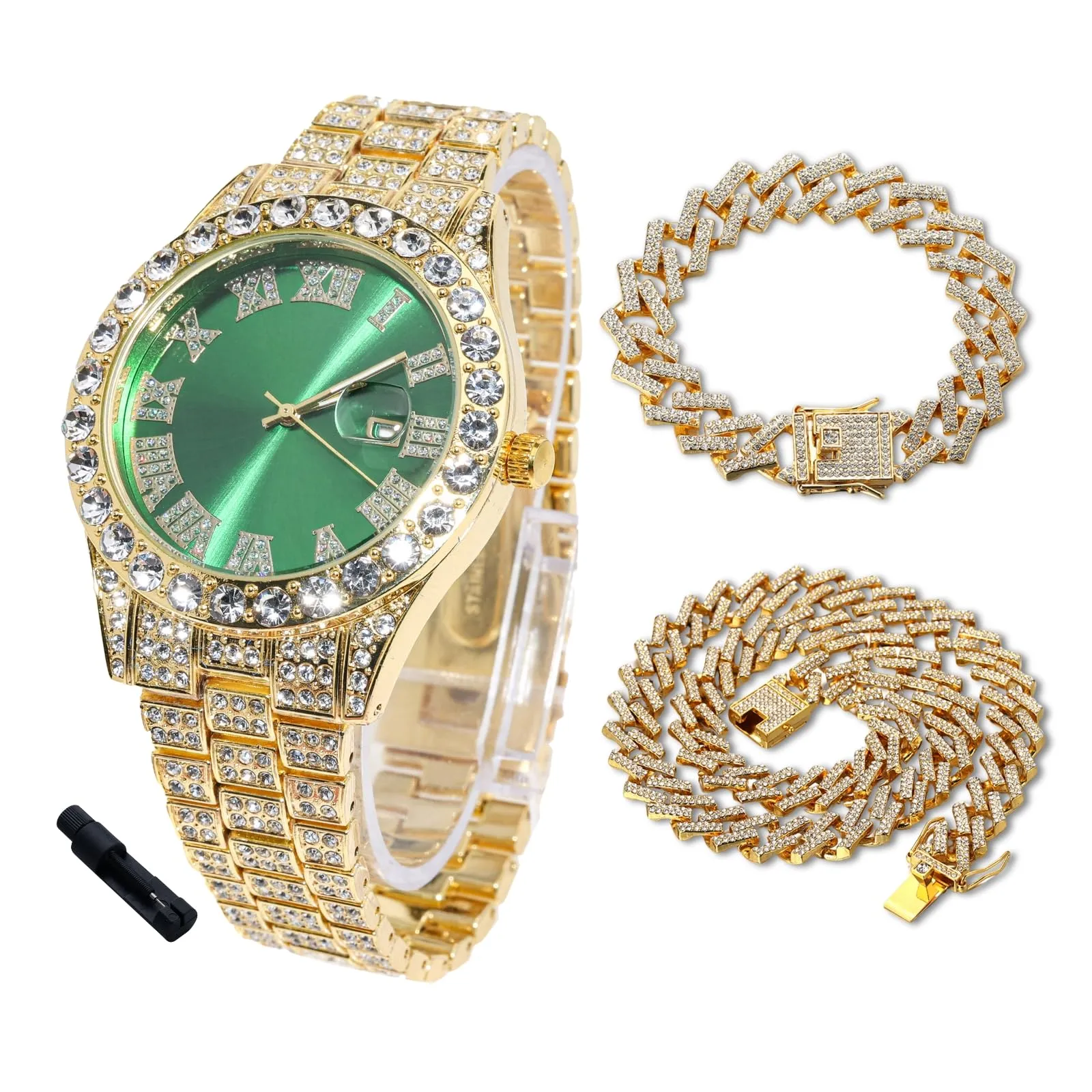 HALUKAKAH Orologio con Diamanti per Bambini - Placcato Oro 18 Carati - immagine 1