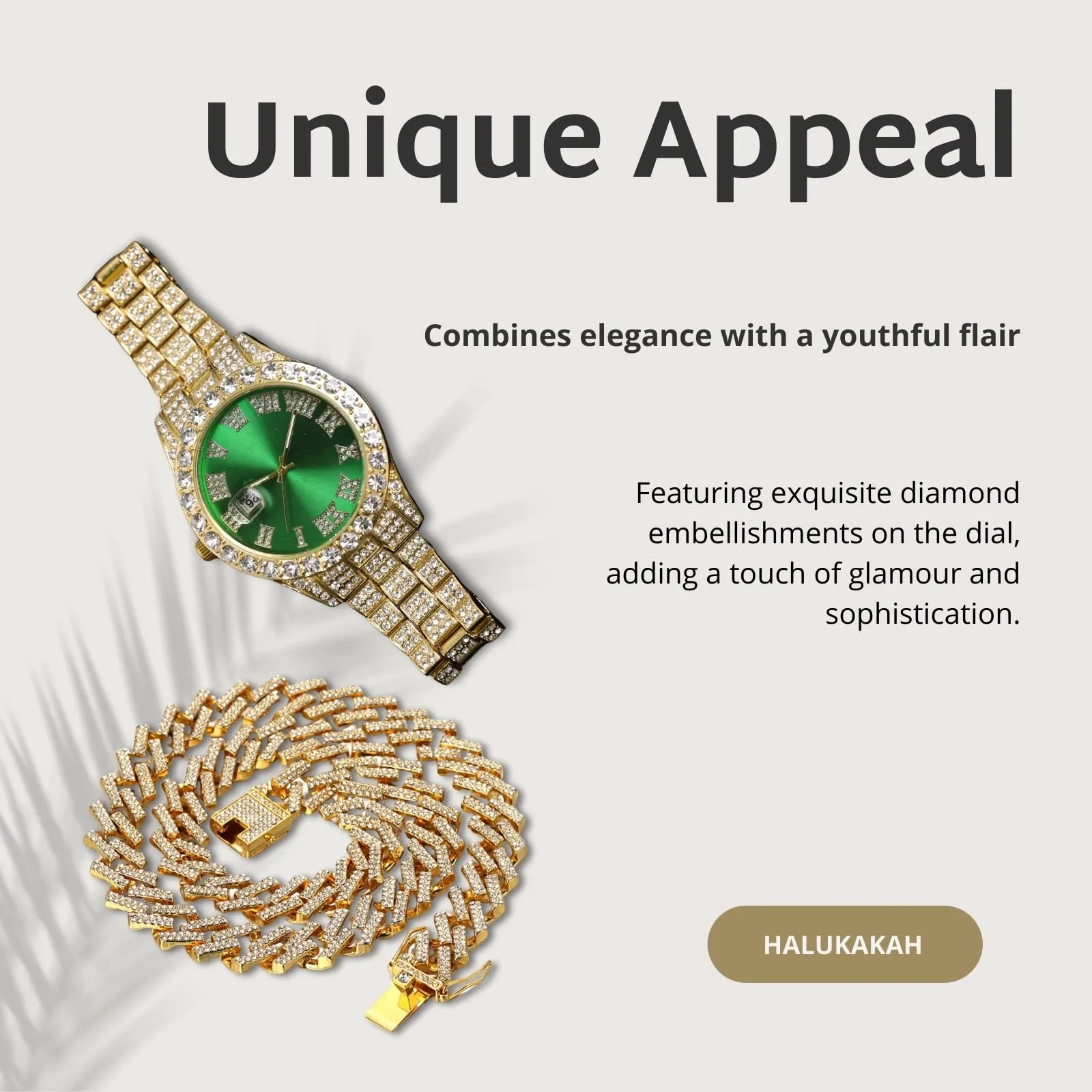 Halukakah Orologio con Diamanti per Bambini - Placcato Oro 18 Carati - immagine 5