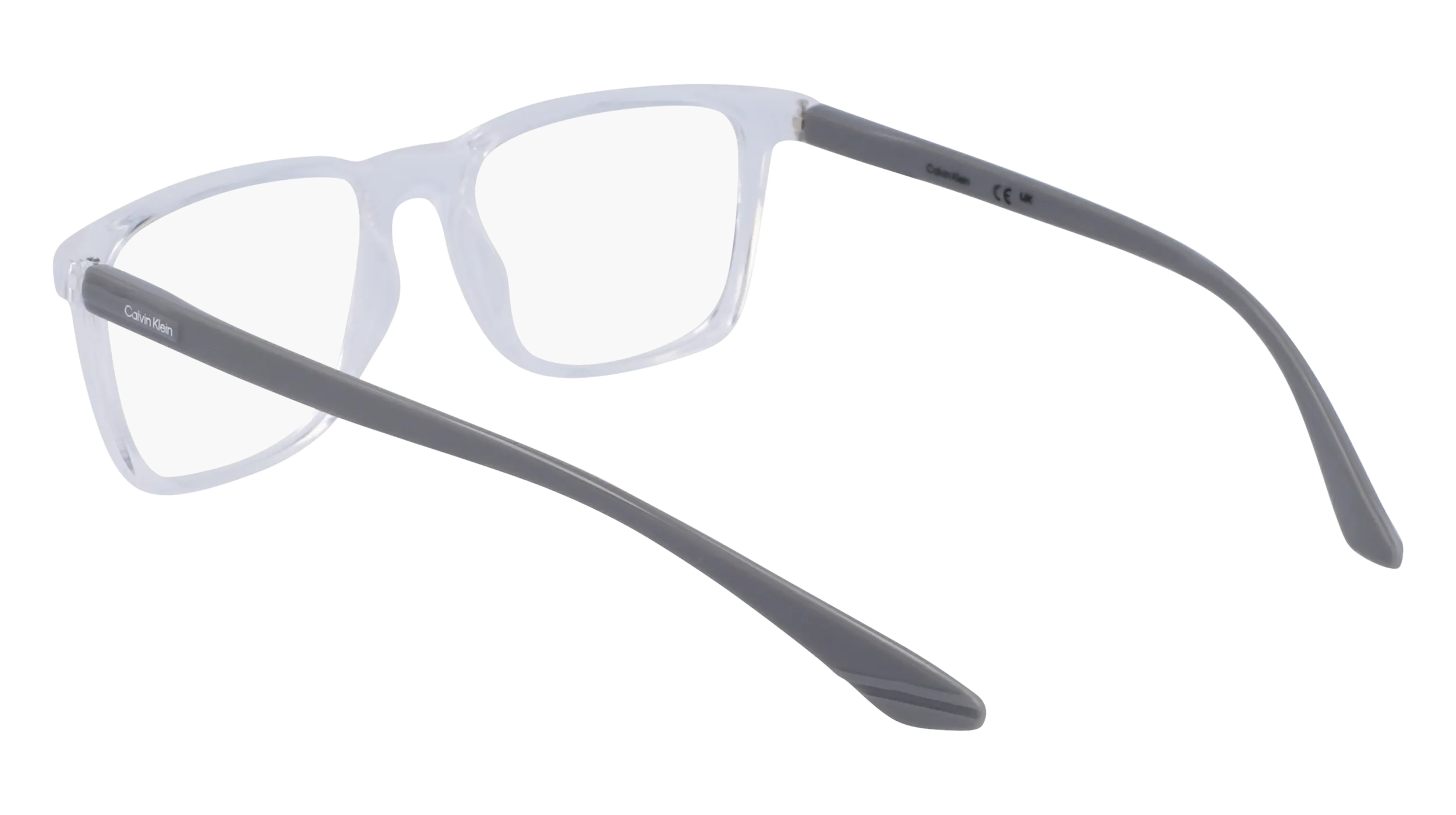 Calvin Klein CK19573N 970 Montature da vista Bio-iniettato Trasparente Squadrata Normale - immagine 4