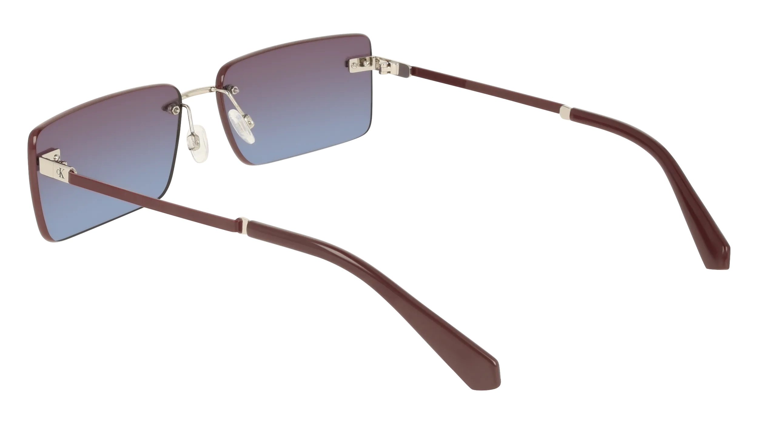 Calvin Klein CKJ25206S 046 Occhiali da sole Metallo Squadrata Normale Sfumato - immagine 4