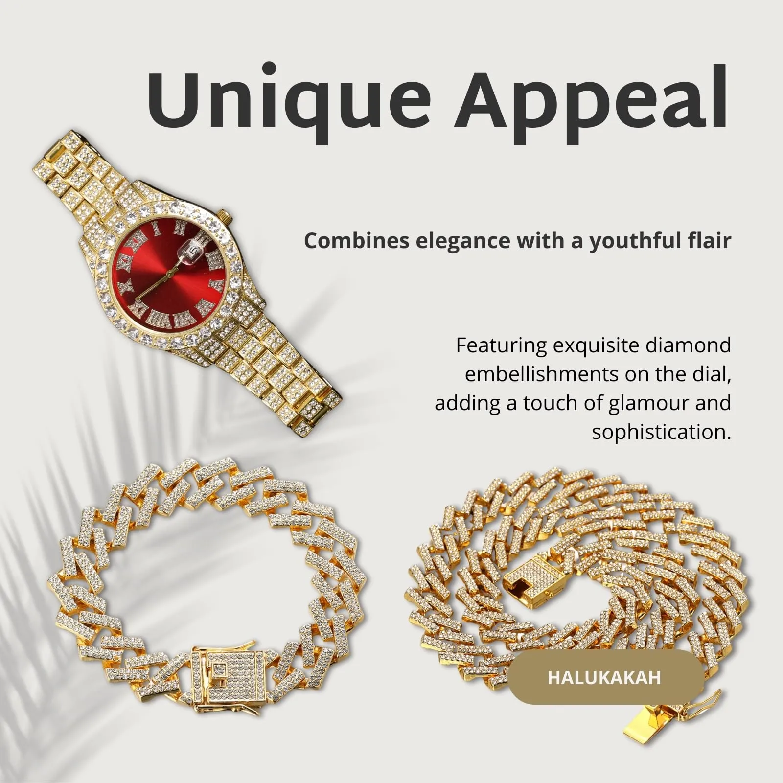 HALUKAKAH Orologio con Diamanti per Bambini - Placcato Oro 18 Carati - immagine 5