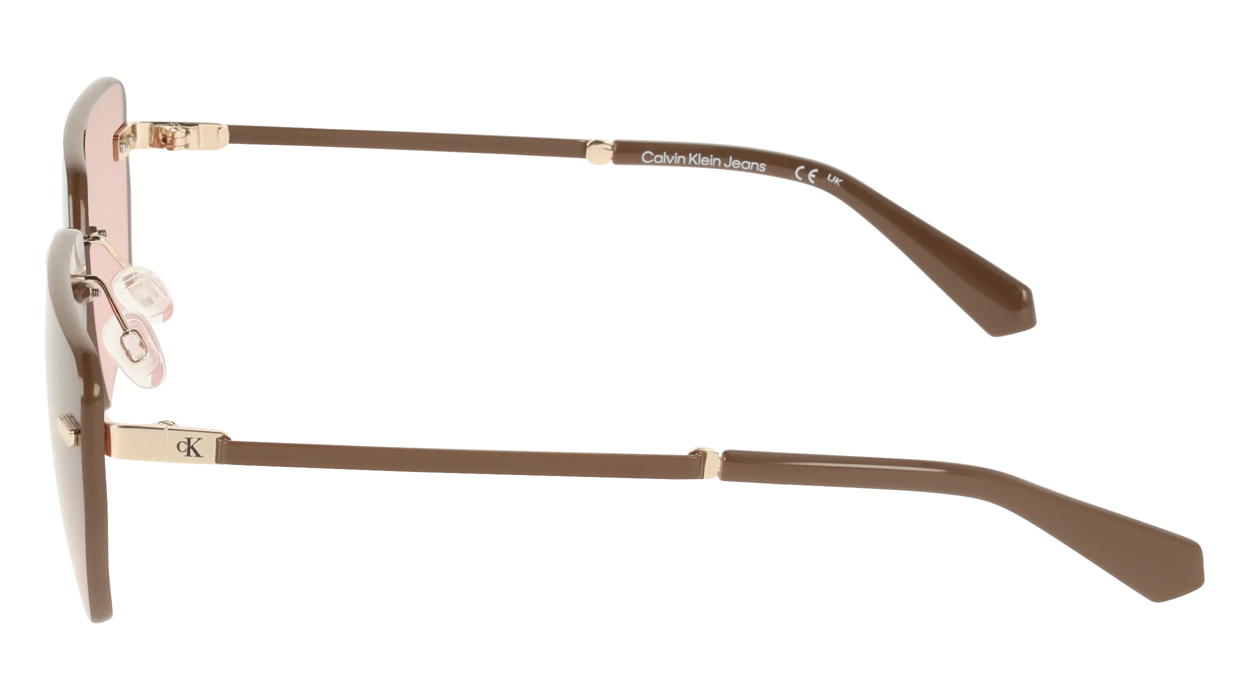 Calvin Klein CKJ25207S 725 Occhiali da sole Metallo Squadrata Normale Sfumato - immagine 3
