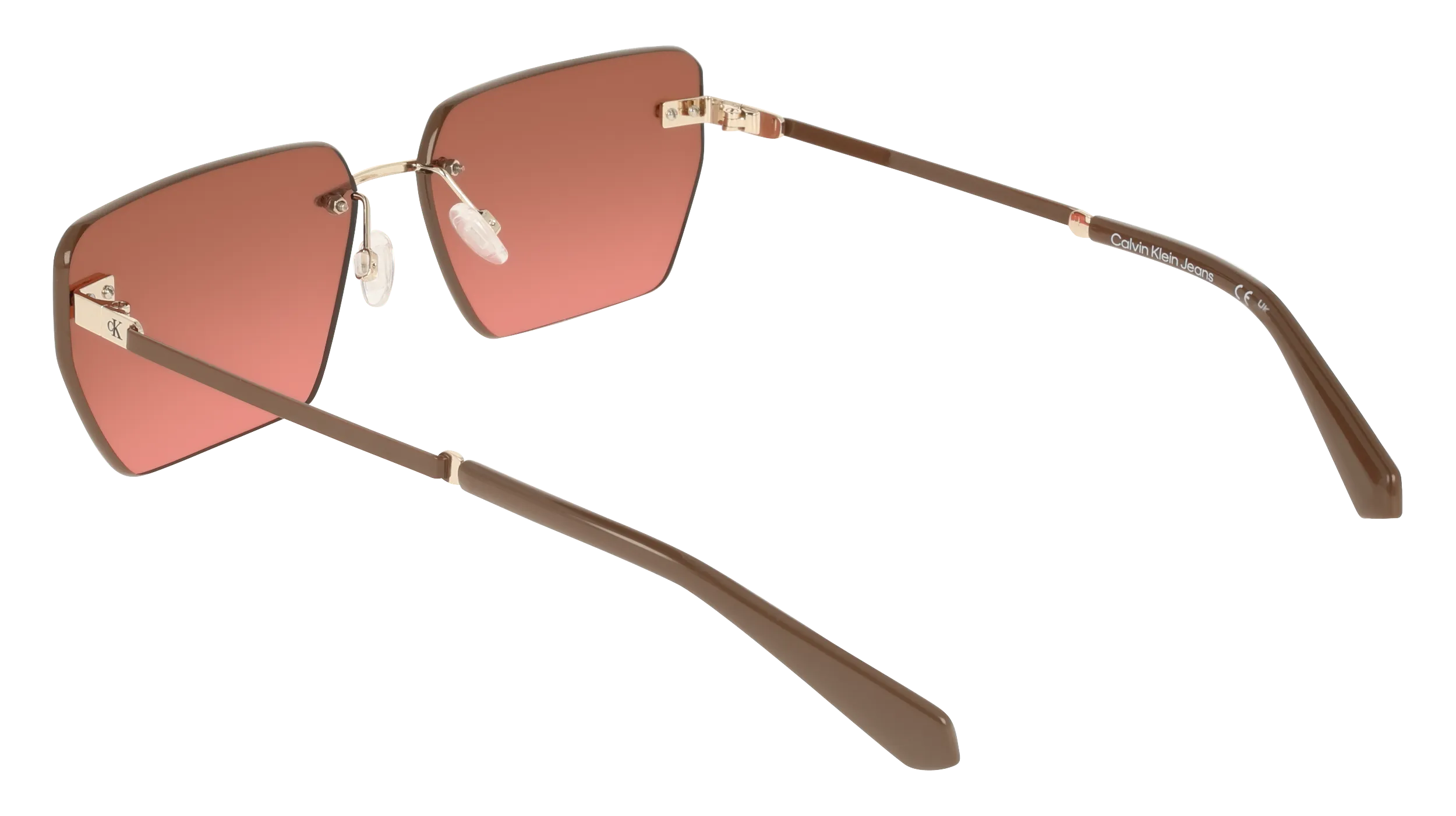 Calvin Klein CKJ25207S 725 Occhiali da sole Metallo Squadrata Normale Sfumato - immagine 4