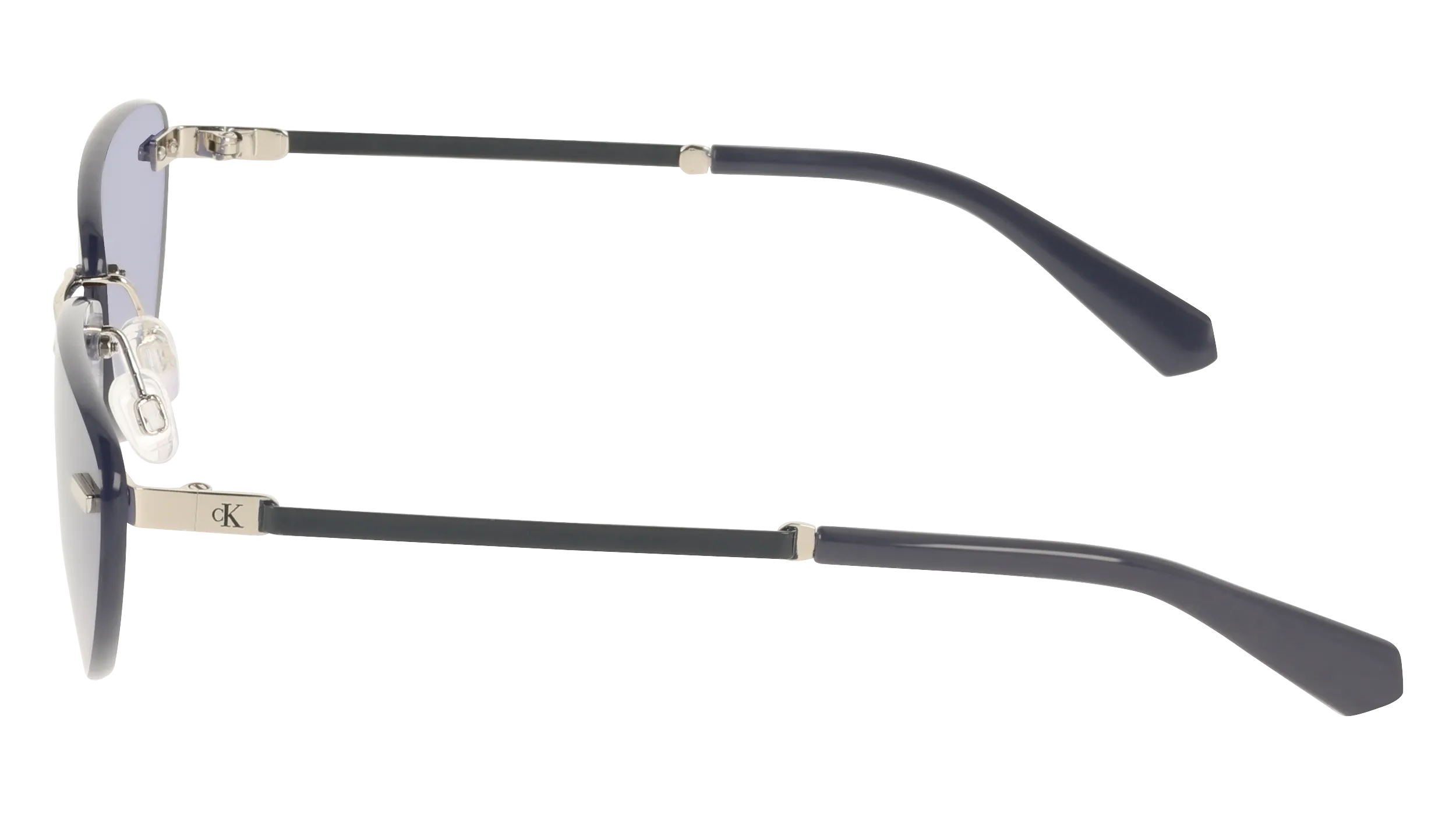 Calvin Klein CKJ25208S 047 Occhiali da sole Metallo Cat Eye Normale Sfumato - immagine 3