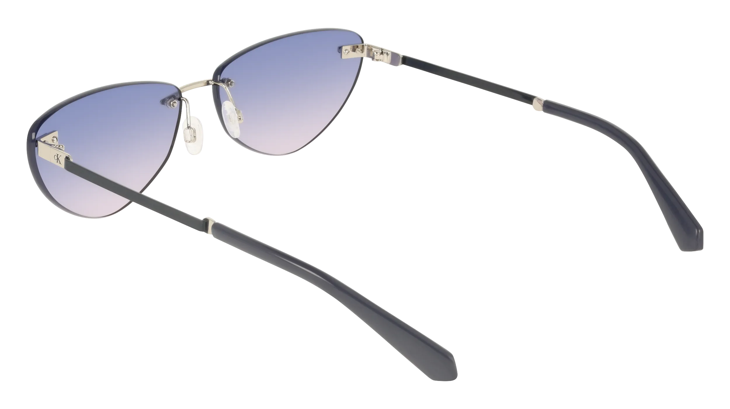 Calvin Klein CKJ25208S 047 Occhiali da sole Metallo Cat Eye Normale Sfumato - immagine 4
