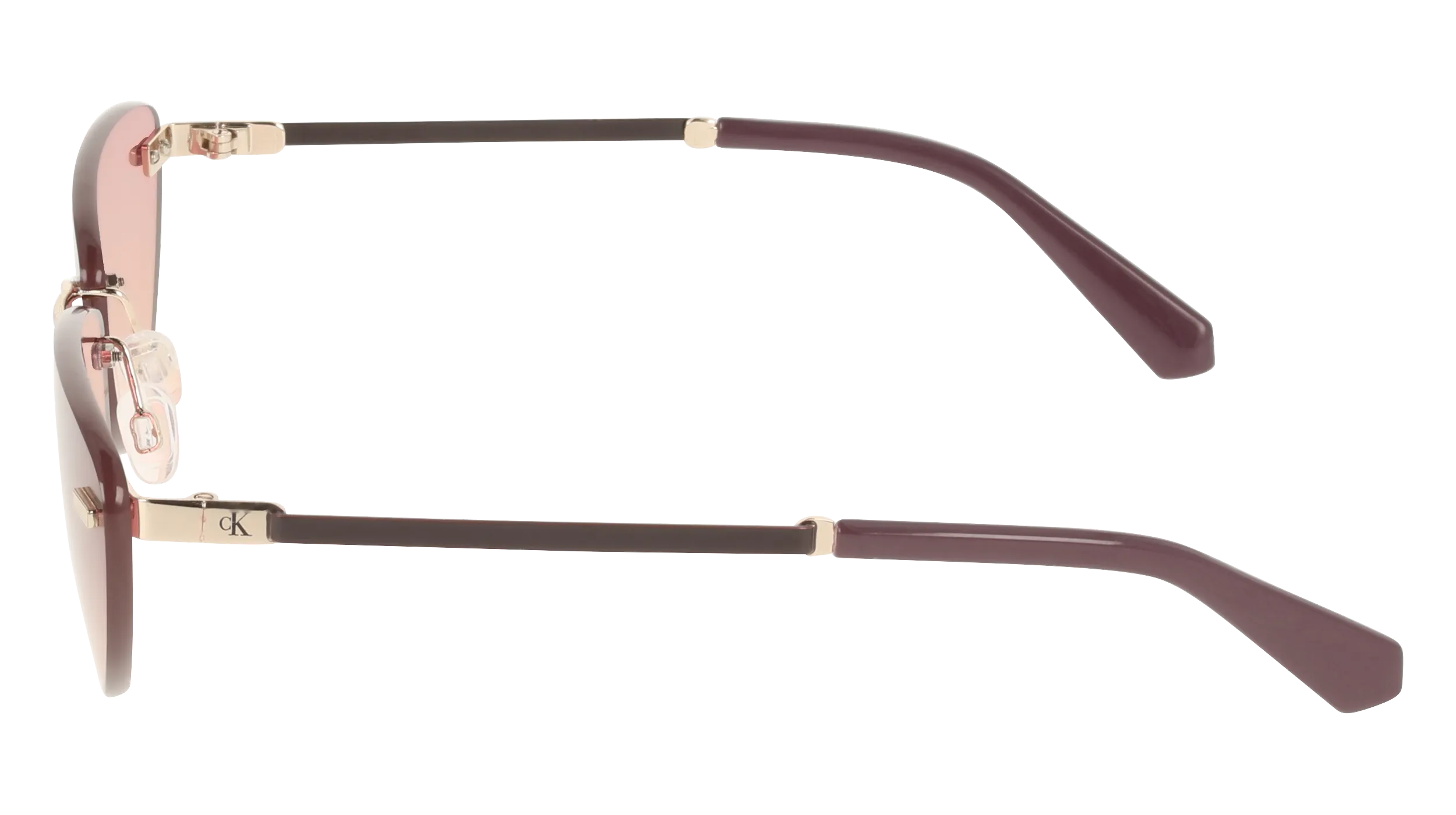 Calvin Klein CKJ25208S 727 Occhiali da sole Metallo Cat Eye Normale Sfumato - immagine 3