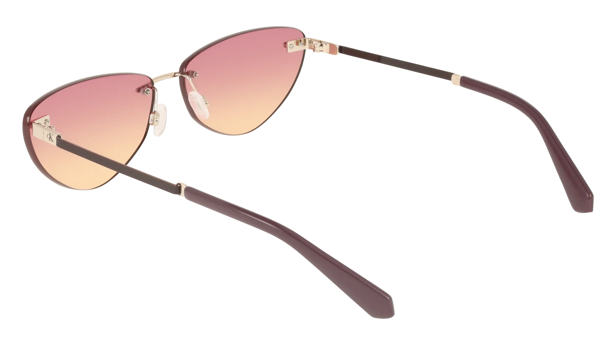 Calvin Klein CKJ25208S 727 Occhiali da sole Metallo Cat Eye Normale Sfumato - immagine 4