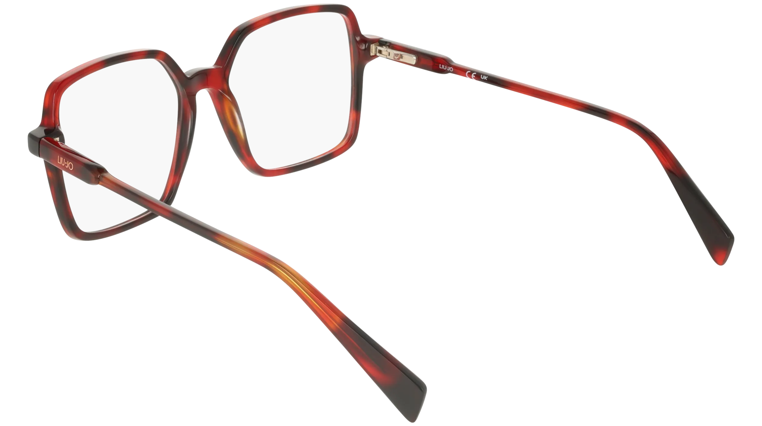 Liu Jo LJ2829 640 Montature da vista Acetato Rosso Squadrata Normale - immagine 4