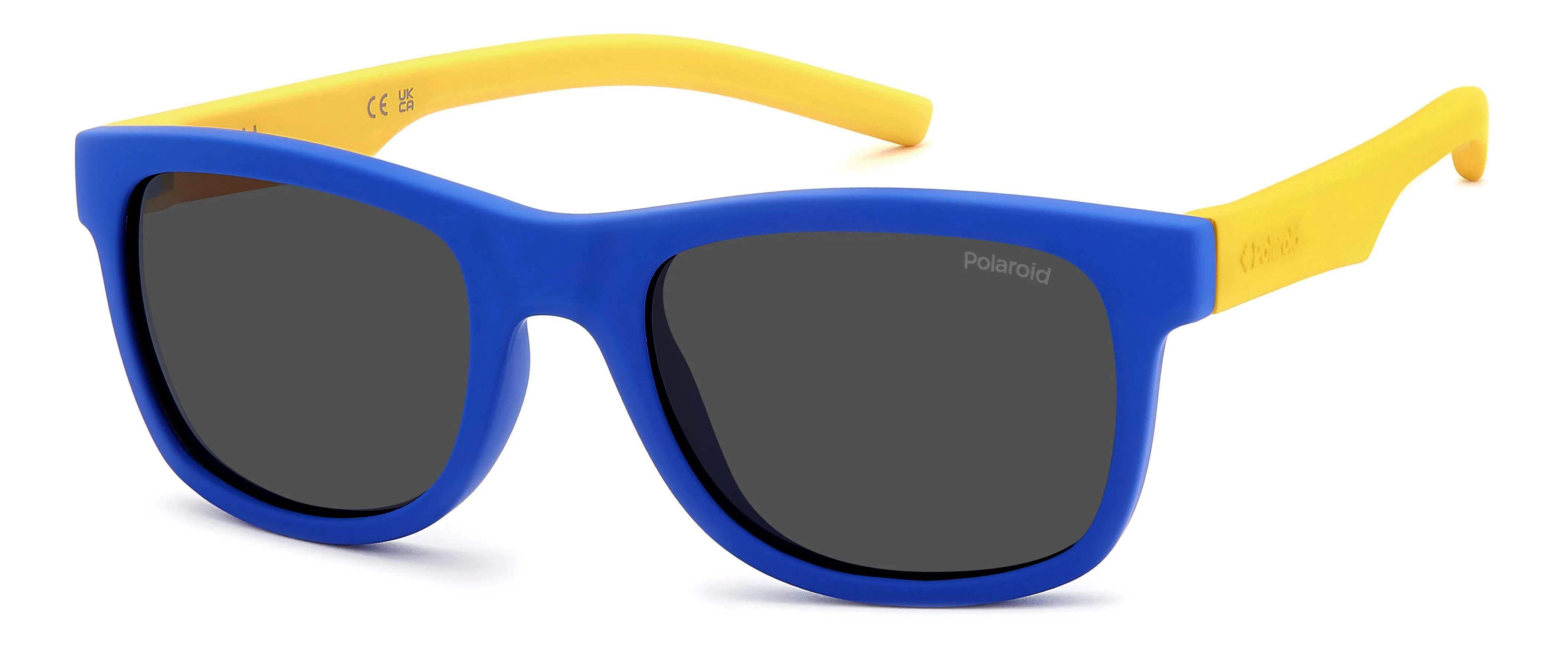 Polaroid PLD 8020/S DCD/M9 Occhiali da sole bambino Plastica Blu Grigio Squadrata Polarizzata - immagine 1