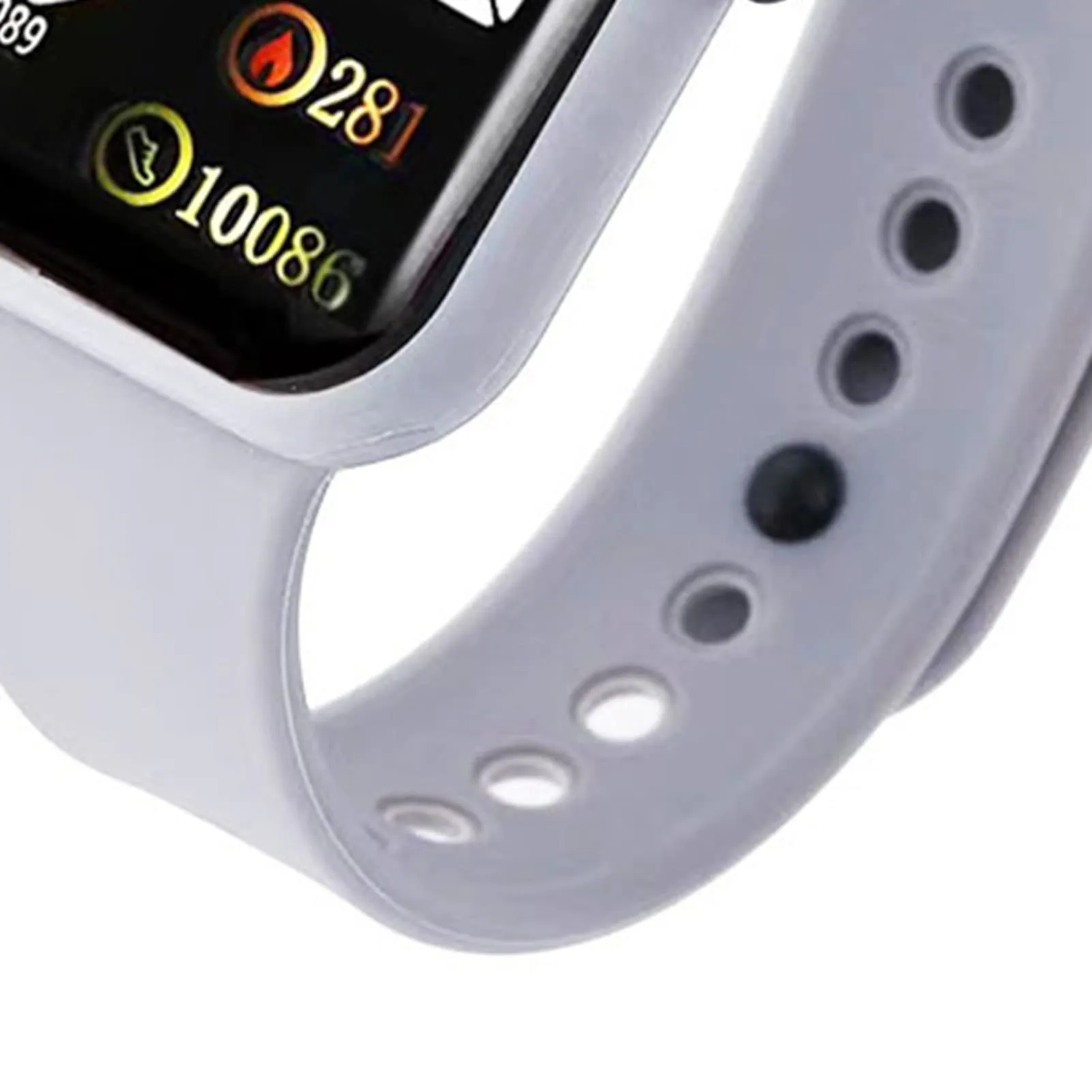 Ulafbwur Orologio Digitale Elettronico con Quadrante Quadrato Illuminato Non Impermeabile Regolabile Comodo Tempo Preciso con Stampa Cuore LED Digitale Sport Orologio da Polso Digitale, Nero - immagine 6