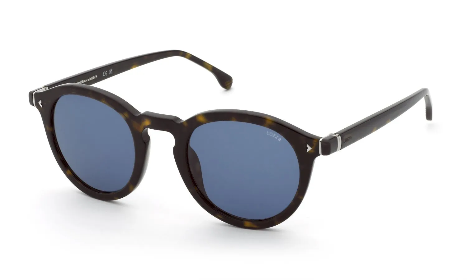 Lozza SL4398 PESCARA 4 722 Occhiali da sole Acetato Havana Blu Pantos Normale - immagine 1