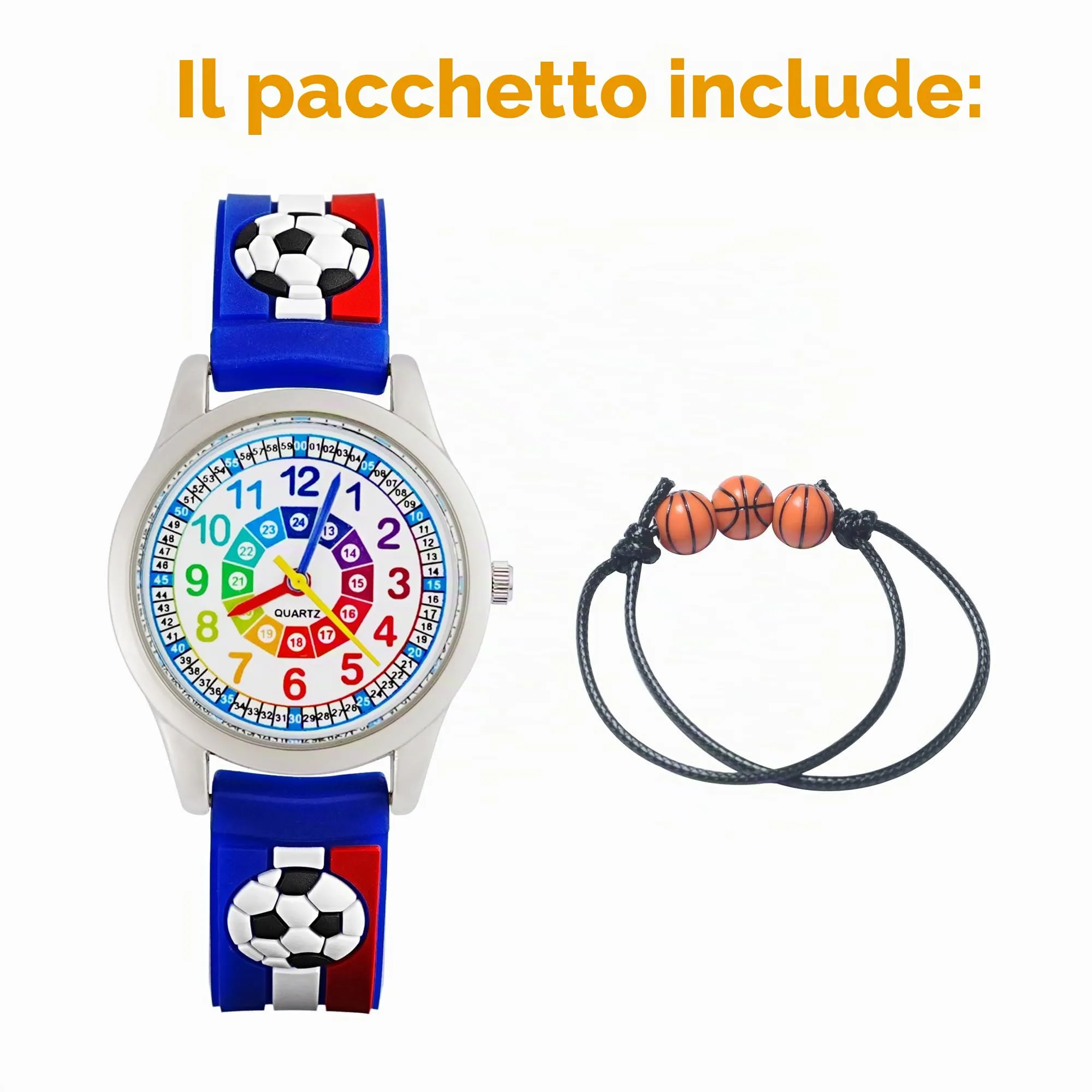 MUXIJIA Orologio Educativo per Bambini - Analogico Quarzo Orologi da Polso per Ragazzi e Ragazze - 3D Cartone Animato Cinturino in Silicone Orologio per Bambini e Ragazzi da 3-10 Anni - immagine 7