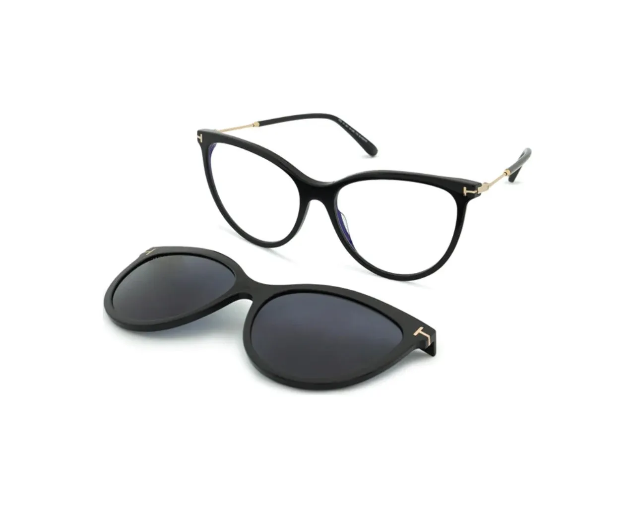 TOM FORD FT5994-B 001 Montature da vista Acetato Nero Cat Eye Normale - immagine 1