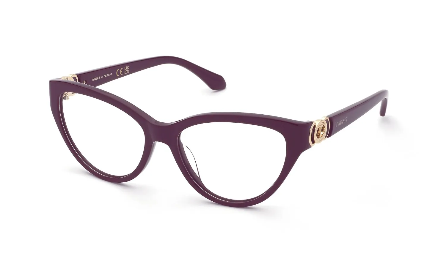 Twinset VTW071 09FD Montature da vista Acetato Viola Farfalla - immagine 1