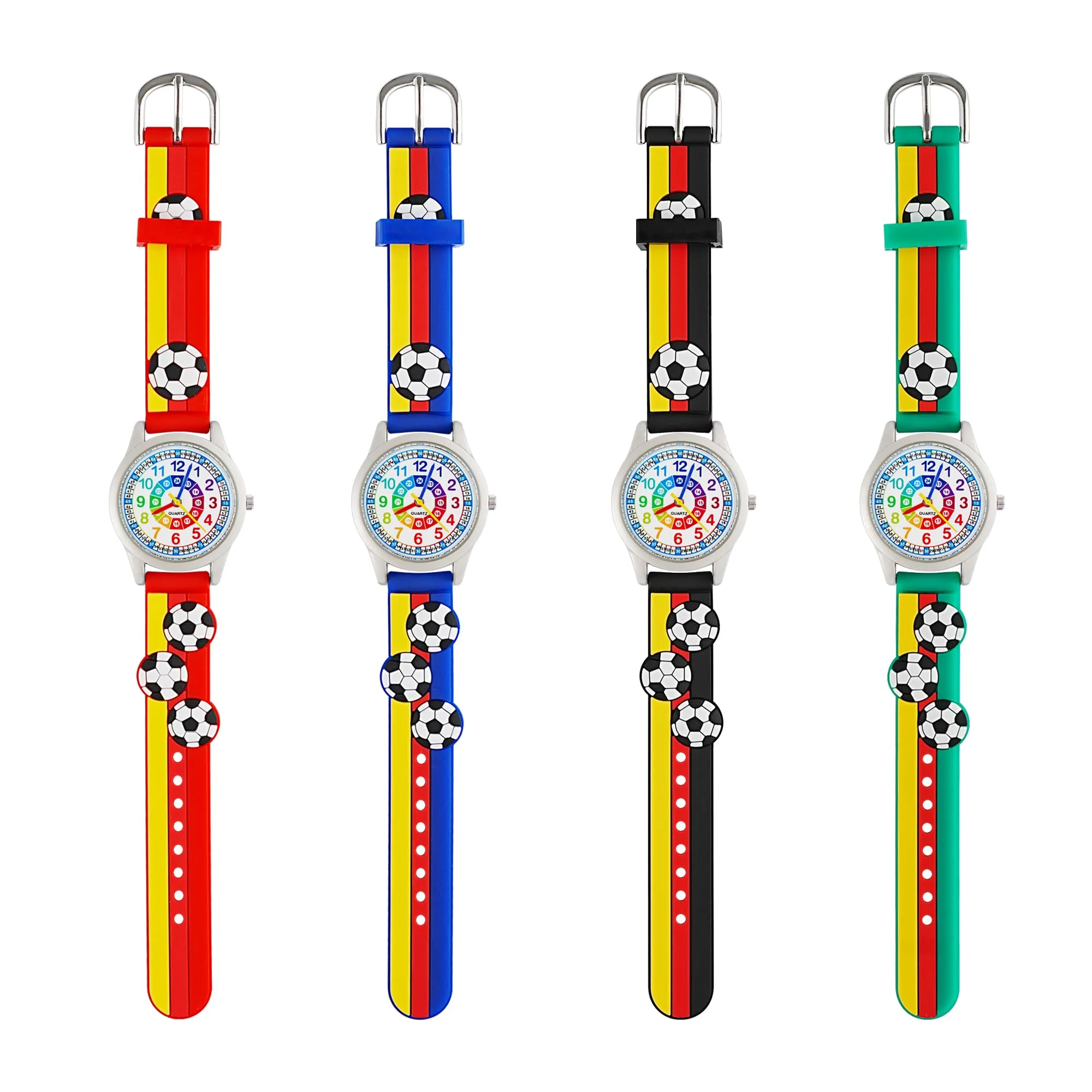 MUXIJIA Orologio Educativo per Bambini - Analogico Quarzo Orologi da Polso per Ragazzi e Ragazze - 3D Cartone Animato Cinturino in Silicone Orologio per Bambini e Ragazzi da 3-10 Anni - immagine 4