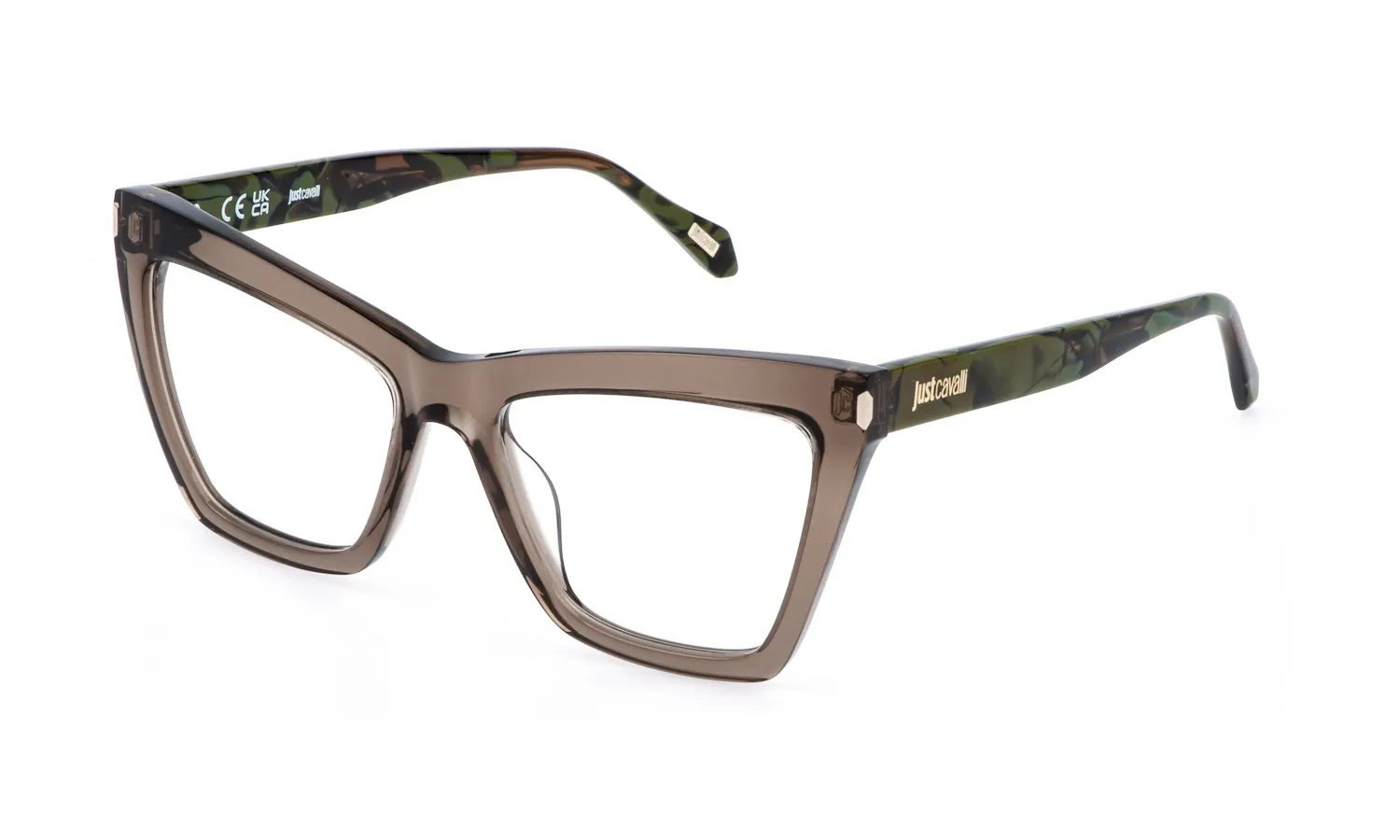 Just Cavalli VJC138 805 Montature da vista Acetato Marrone Squadrata - immagine 1
