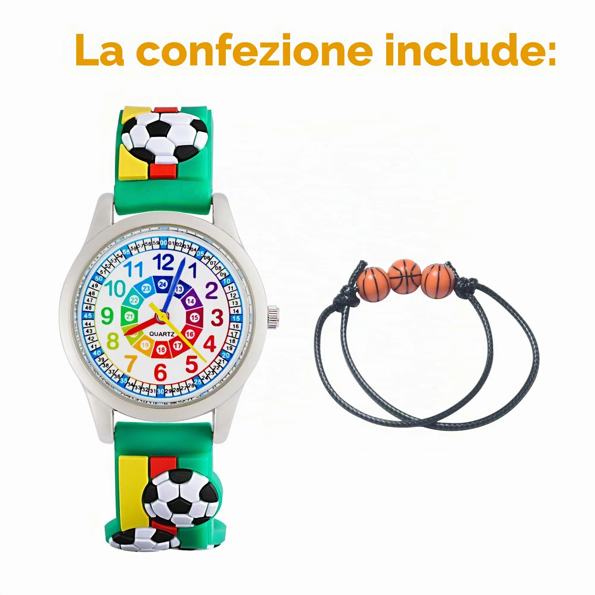 MUXIJIA Orologio Educativo per Bambini - Analogico Quarzo Orologi da Polso per Ragazzi e Ragazze - 3D Cartone Animato Cinturino in Silicone Orologio per Bambini e Ragazzi da 3-10 Anni - immagine 7